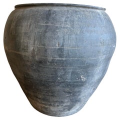 Large Gray Croix Pottery 