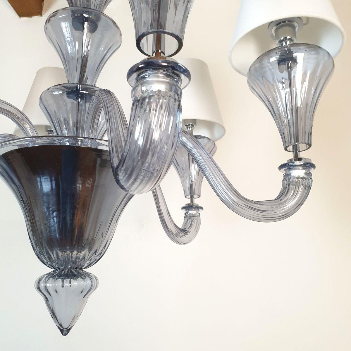Murano Glass Chandelier by Barovier For Sale 1
