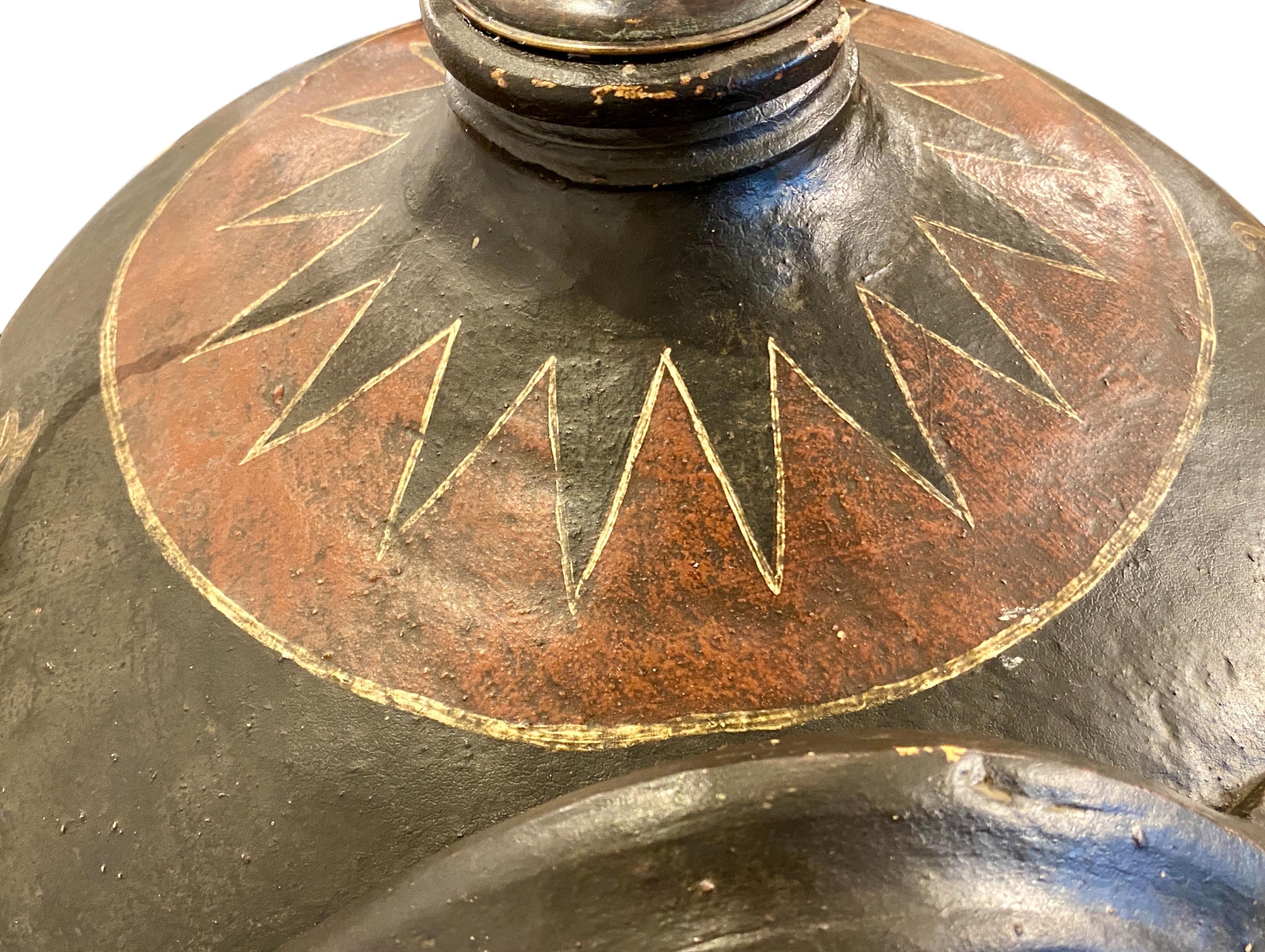 Early 20th Century Large Greek Amphora Table Lamp For Sale