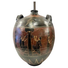 Large Greek Amphora Table Lamp