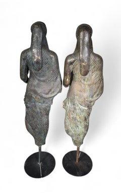 Large Greek bronze sculpture from the Achaean period  150 cm