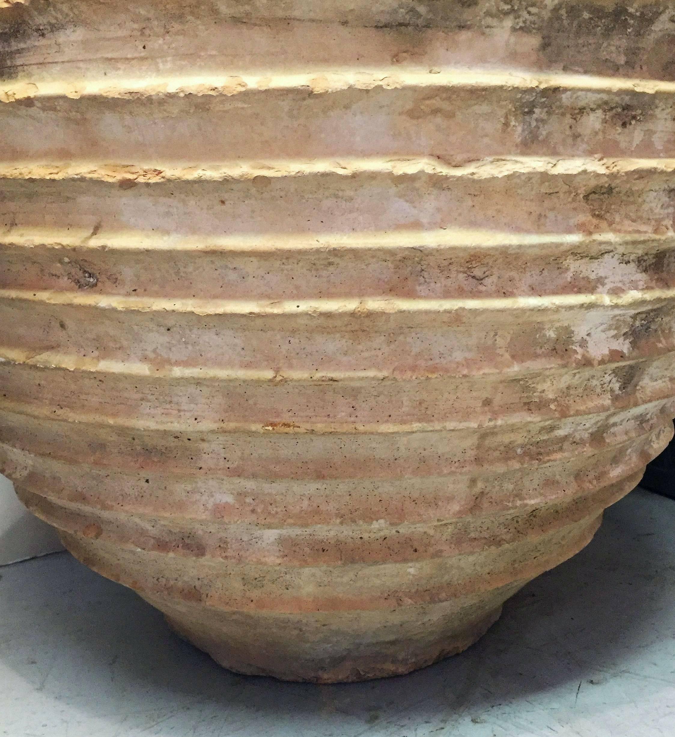 Large Greek Garden Urn or Oil Jar For Sale 1