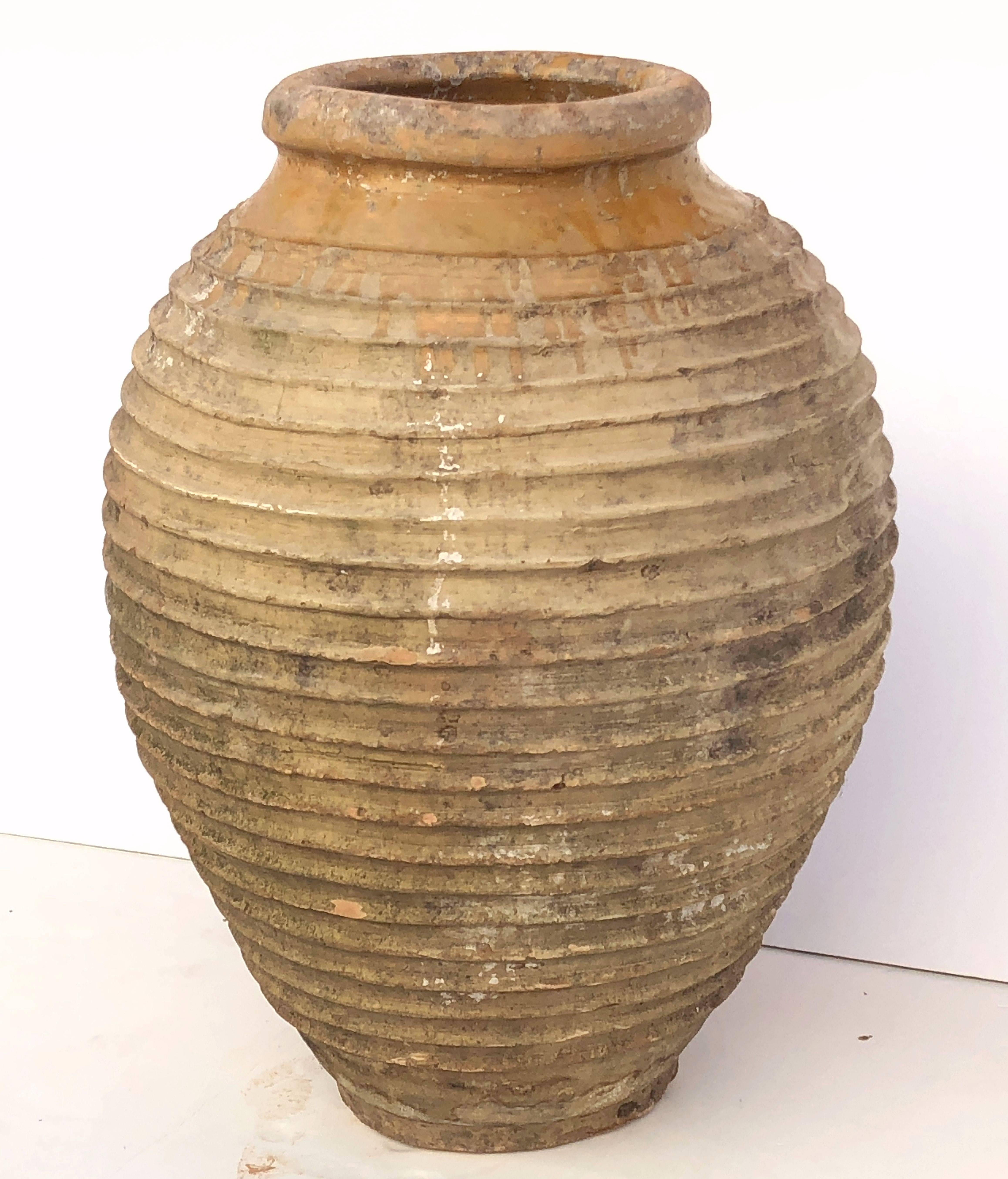 19th Century Large Greek Garden Urn or Oil Jar