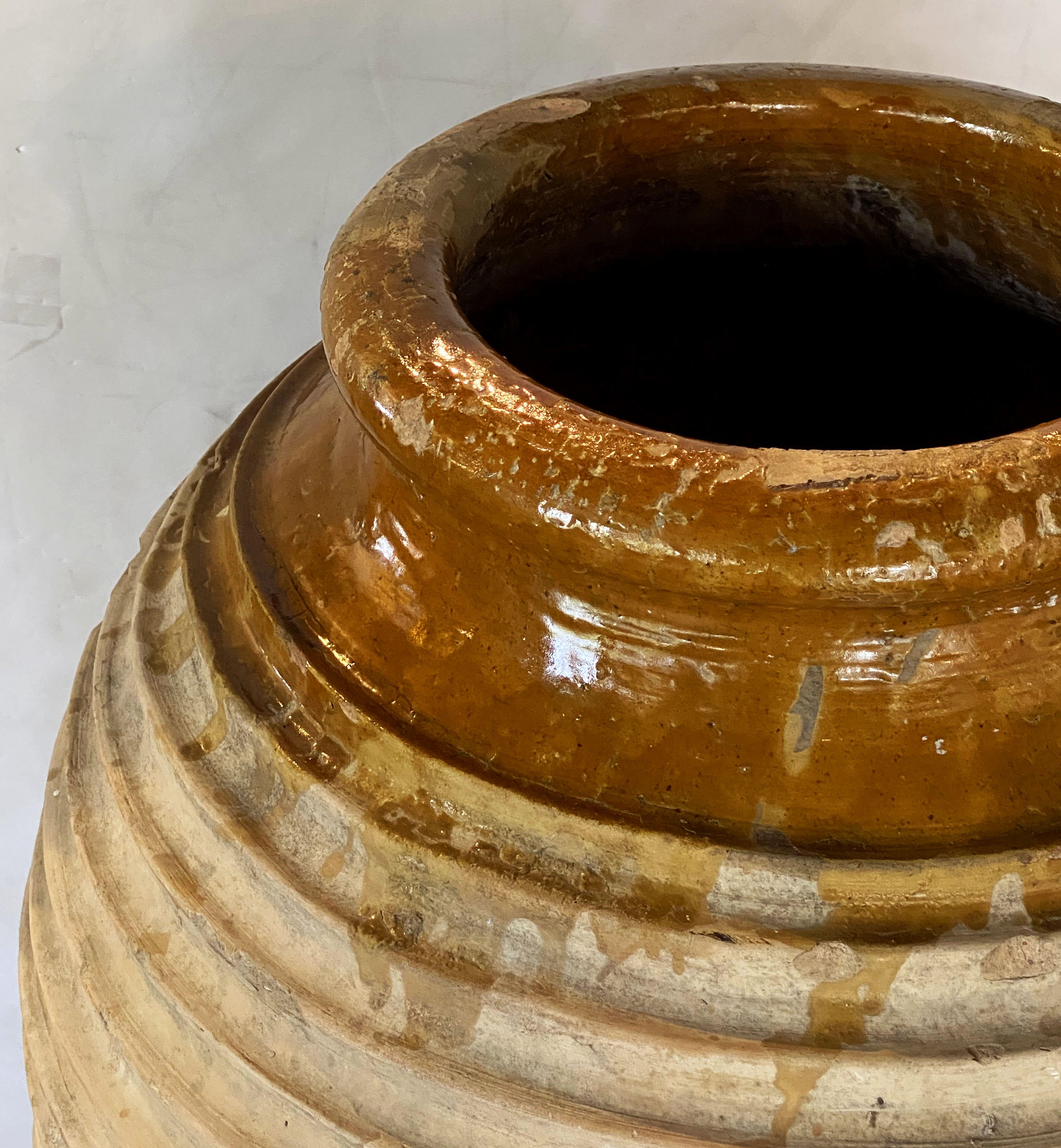 Large Greek Garden Urn or Oil Jar In Good Condition In Austin, TX