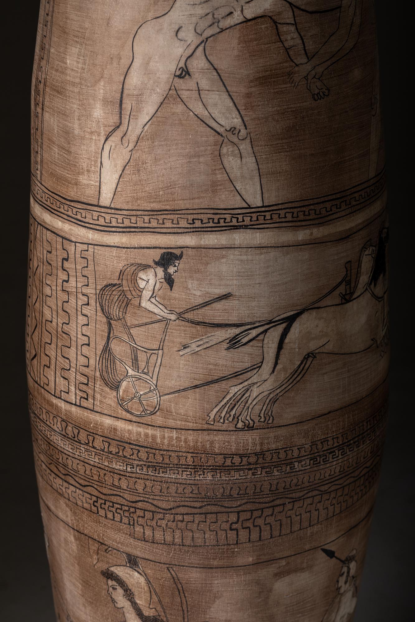 Neogreco Vaso grande in stile greco in vendita
