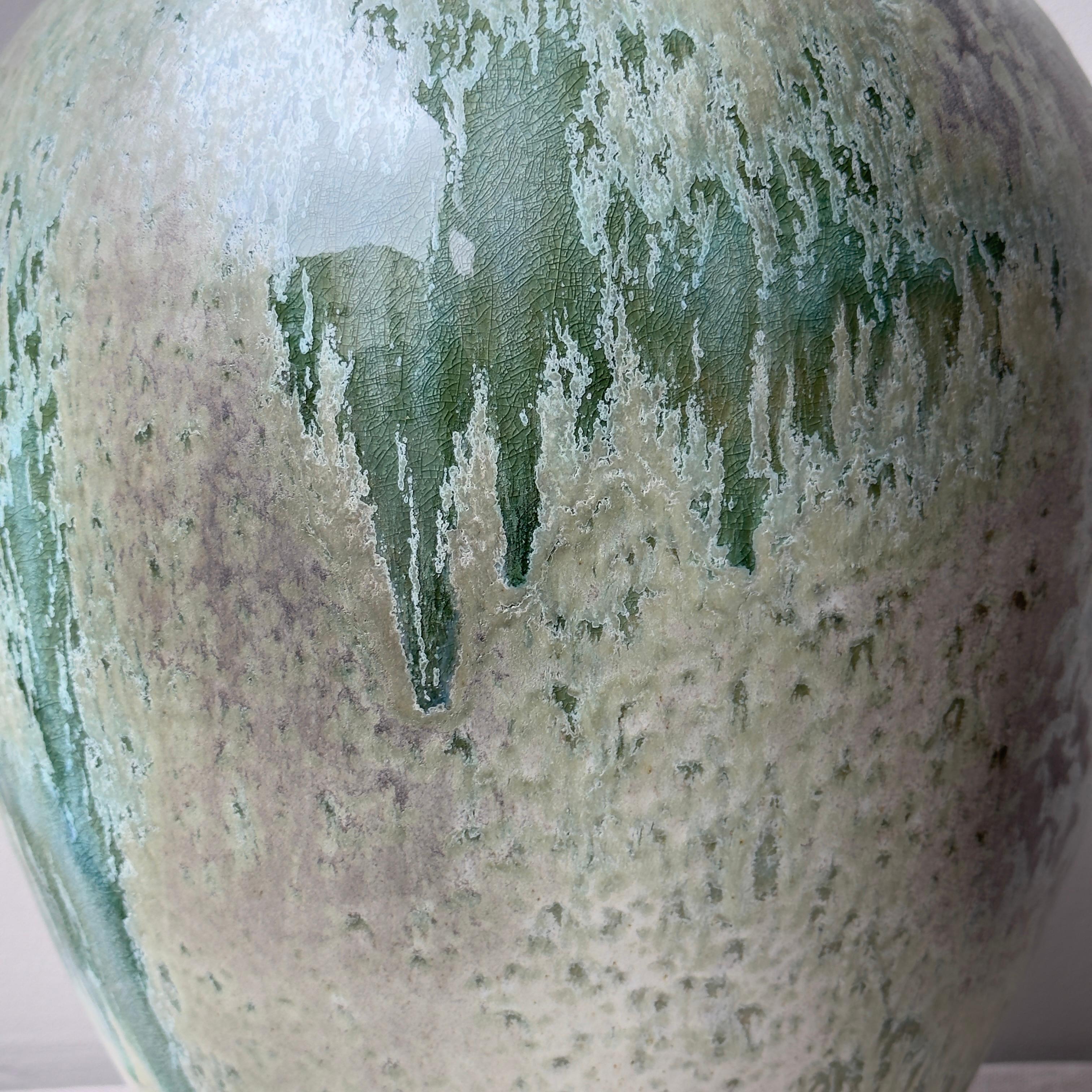 Grande vaso a balaustro verde, K.H. Würtz, Danimarca In condizioni Nuovo in vendita a London, GB