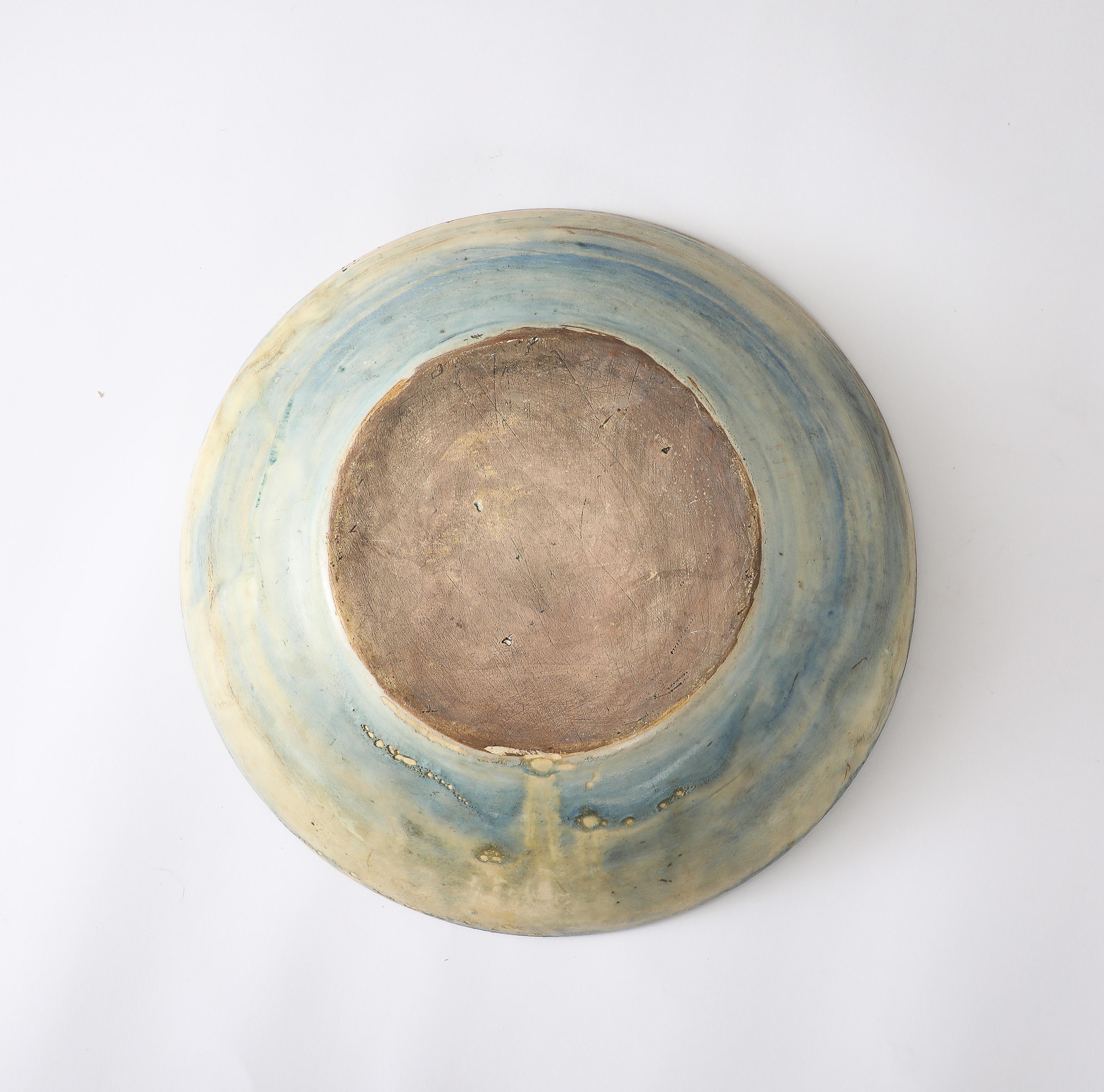 Grand bol vert, France, années 1950 en vente 6