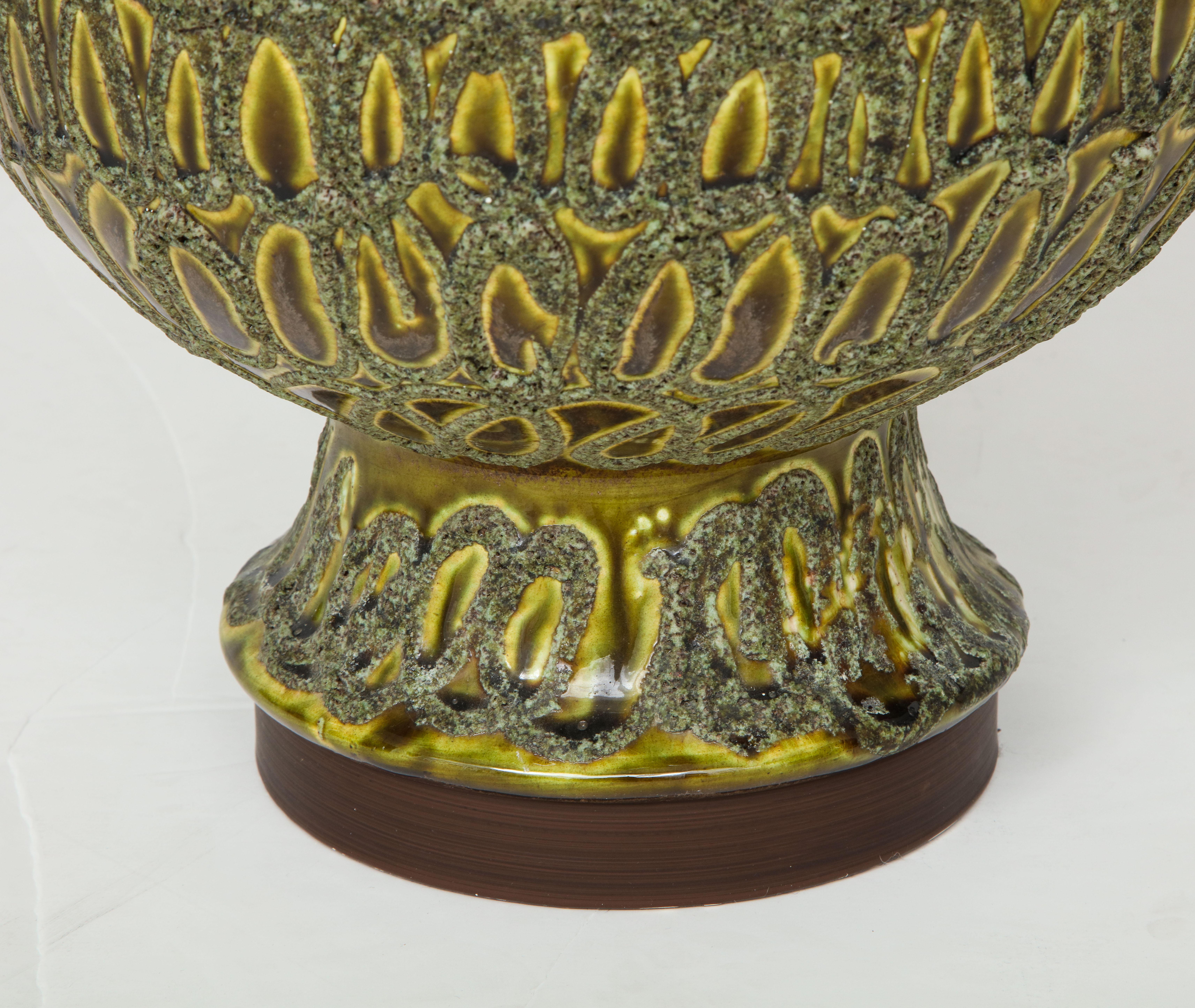 large ceramic lamp