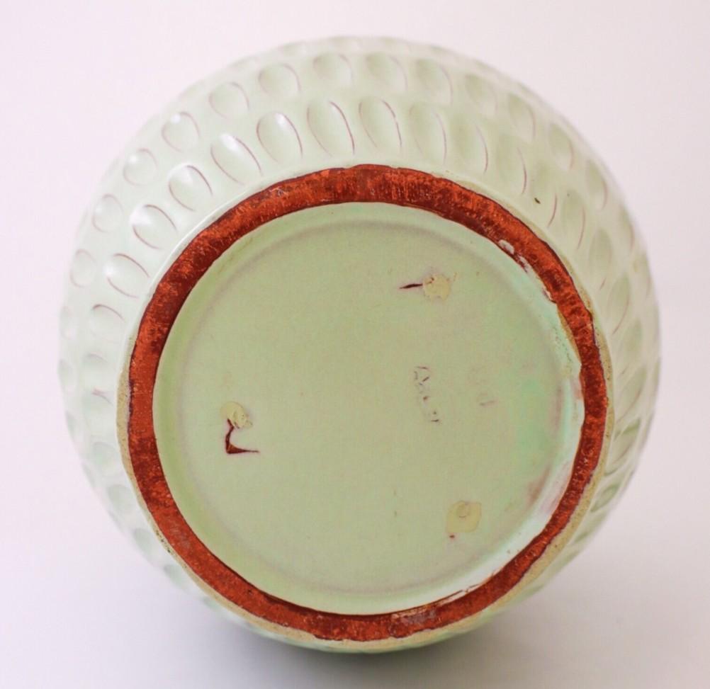 Mid-20th Century Large Green ceramic vase - Anna-Lisa Thomson - Upsala Ekeby - 1940s For Sale