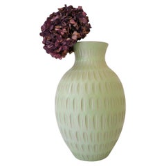 Large Green ceramic vase - Anna-Lisa Thomson - Upsala Ekeby - 1940s
