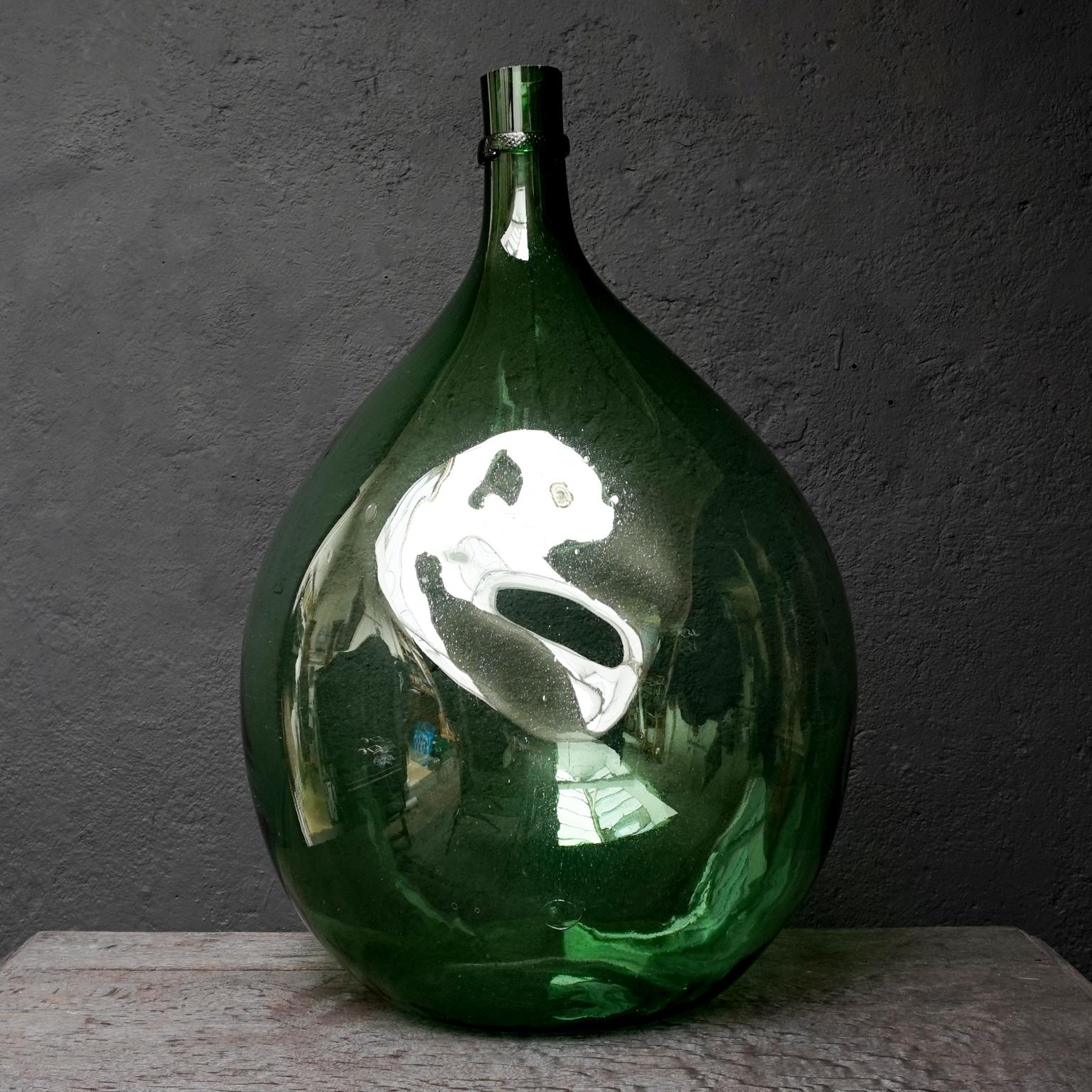 blown glass bottles