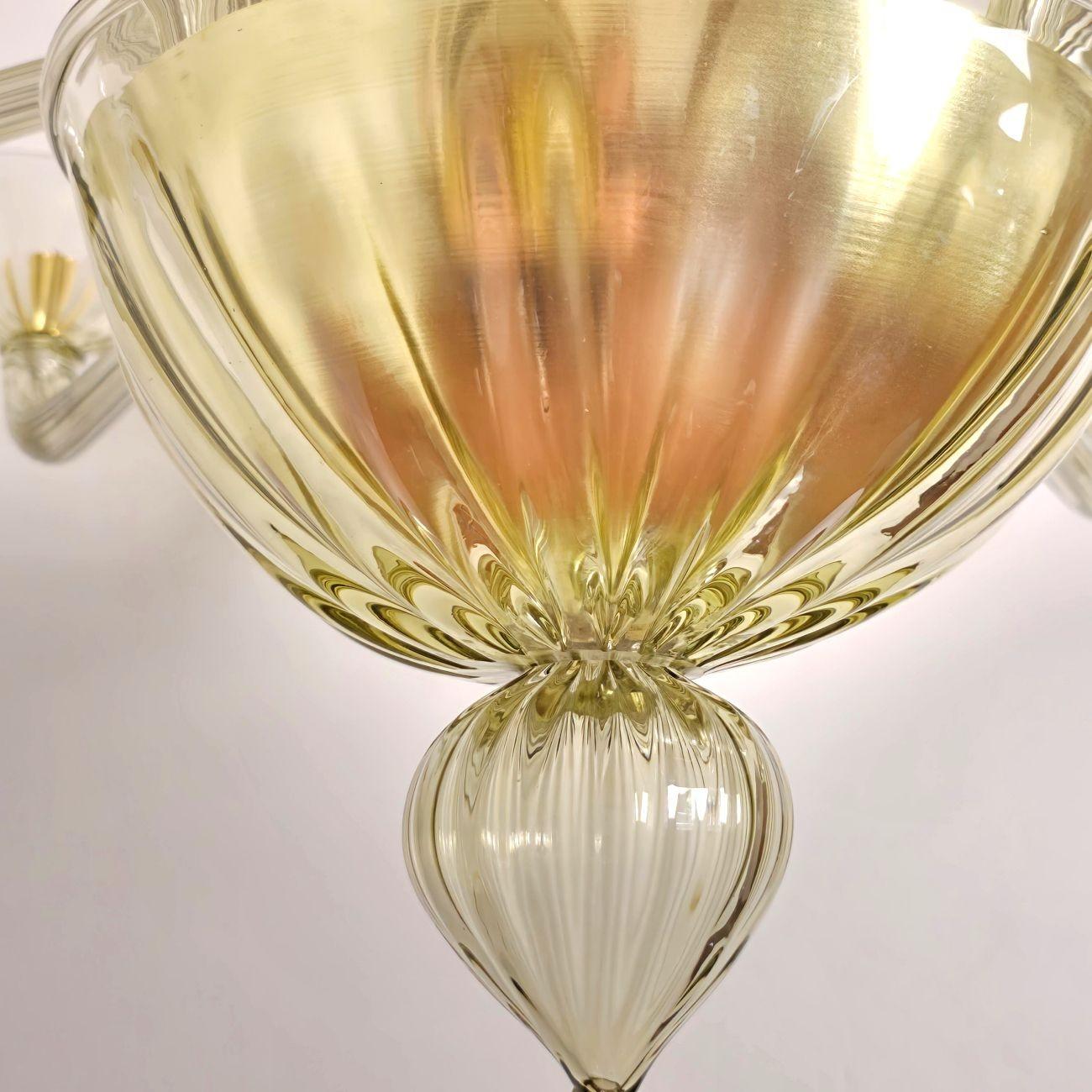 Großer Kronleuchter aus grünem Murano-Glas aus der Mitte des Jahrhunderts im Angebot 1