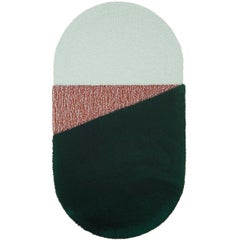 Large Green Oci Right Rug by Seraina Lareida