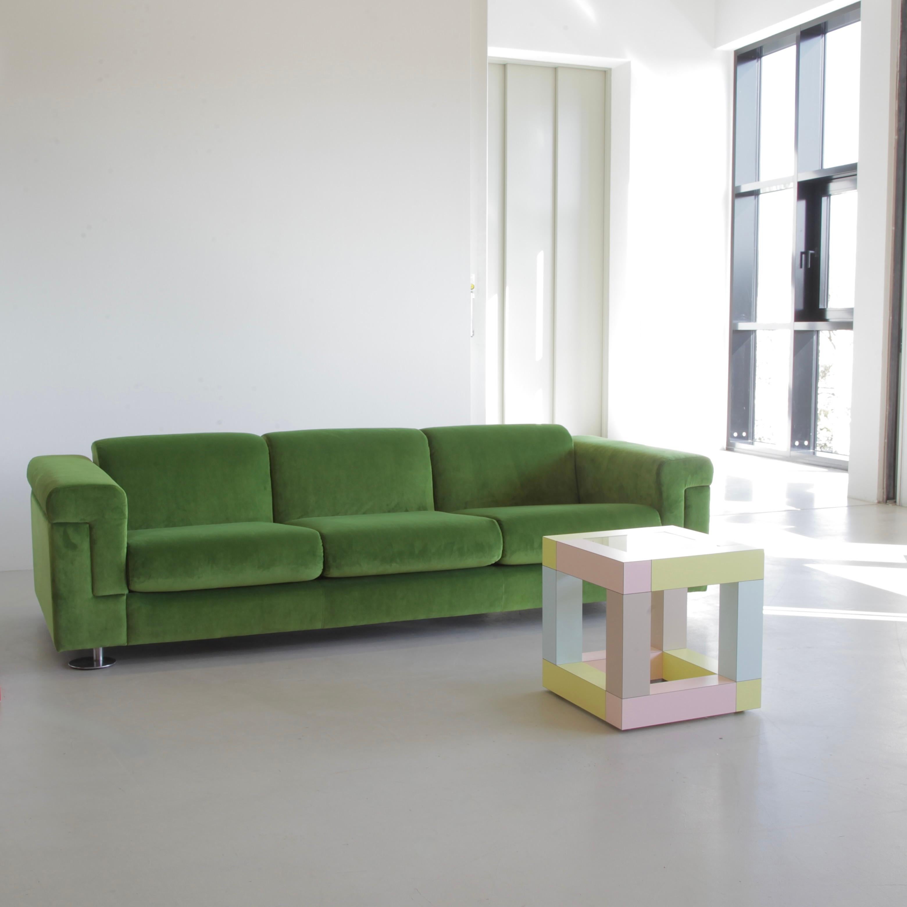 green velvet ikea couch