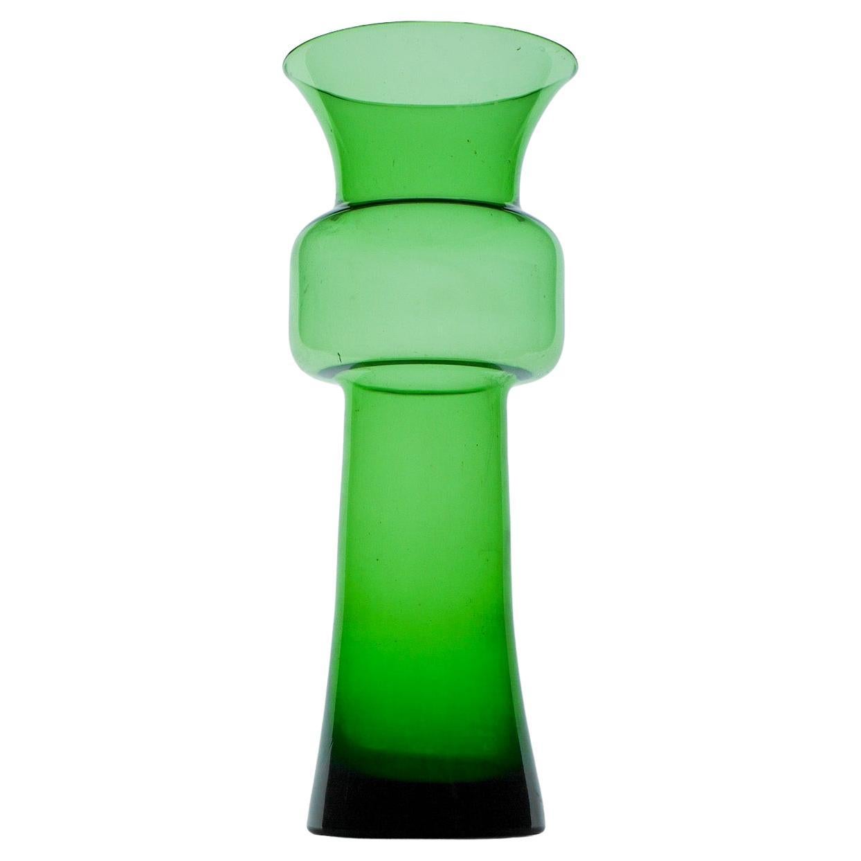Large Green "Tang-Li" vase by Mona Morales Schildt for Kosta, Sweden in vendita