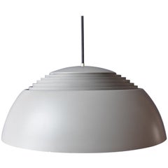 Vintage Large Grey Arne Jacobsen AJ Royal Pendant Lamp by Louis Poulsen, Denmark