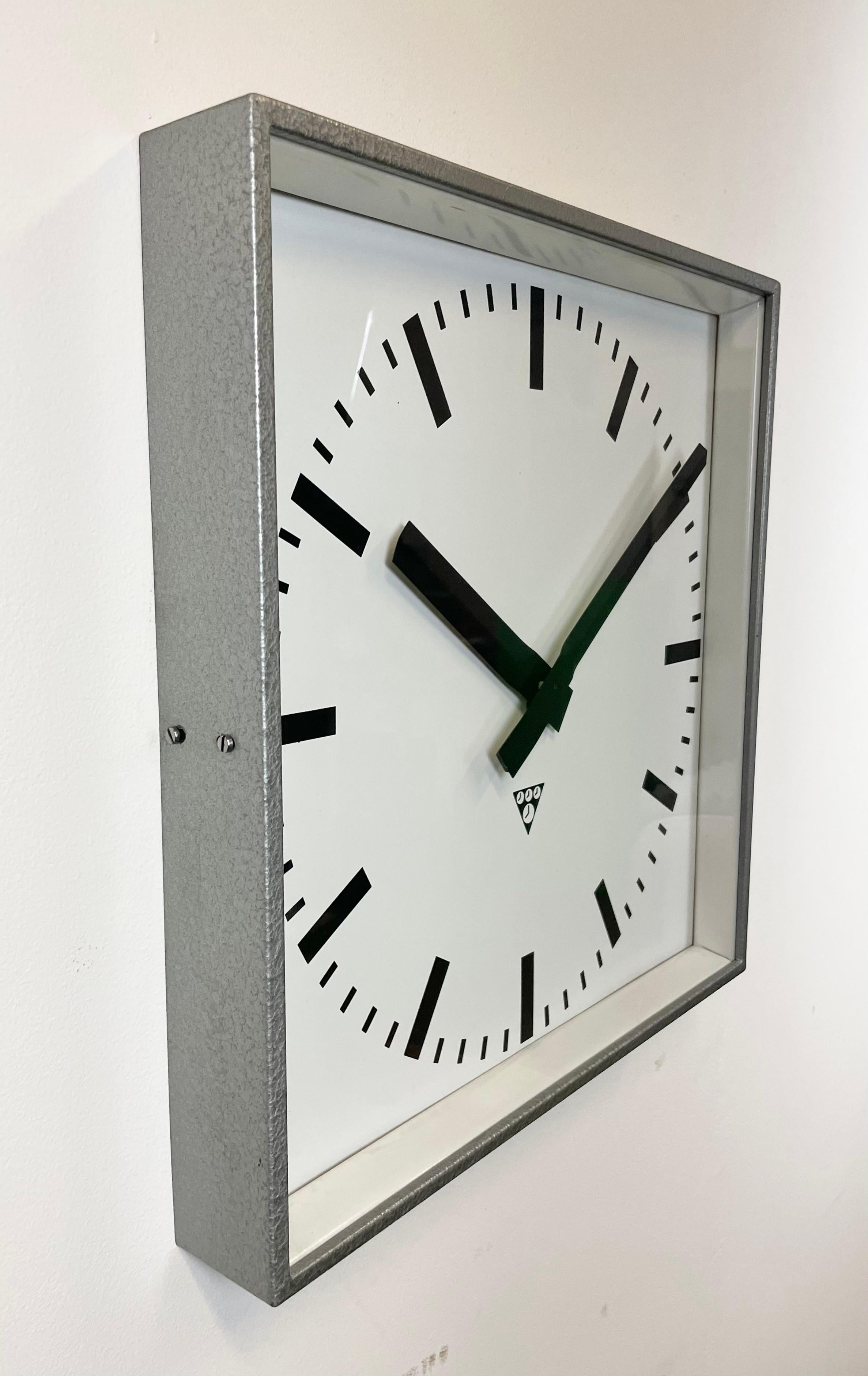 large square wall clock