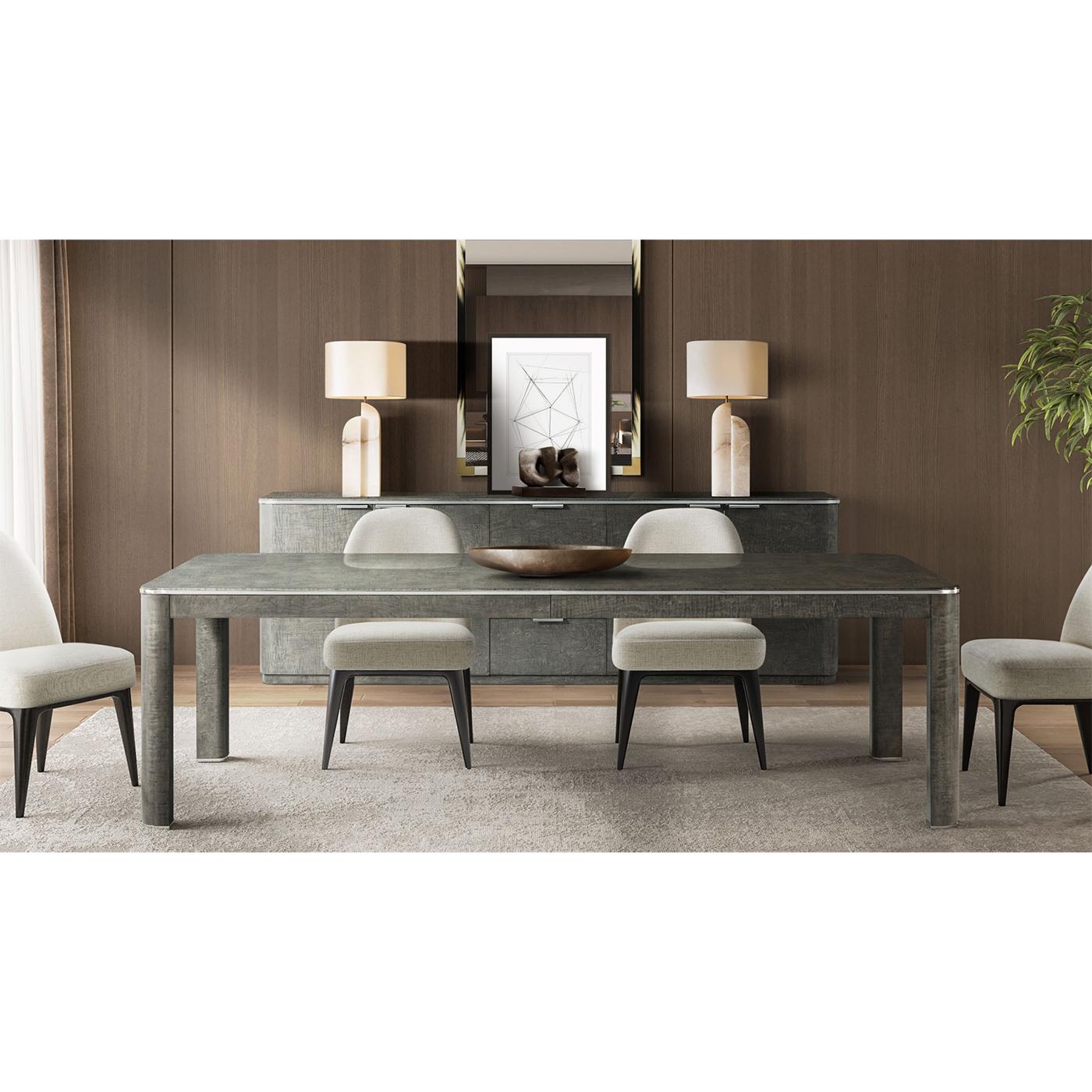 Contemporary Large Greyed Art Deco Sideboard For Sale