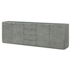 Large Greyed Art Deco Sideboard