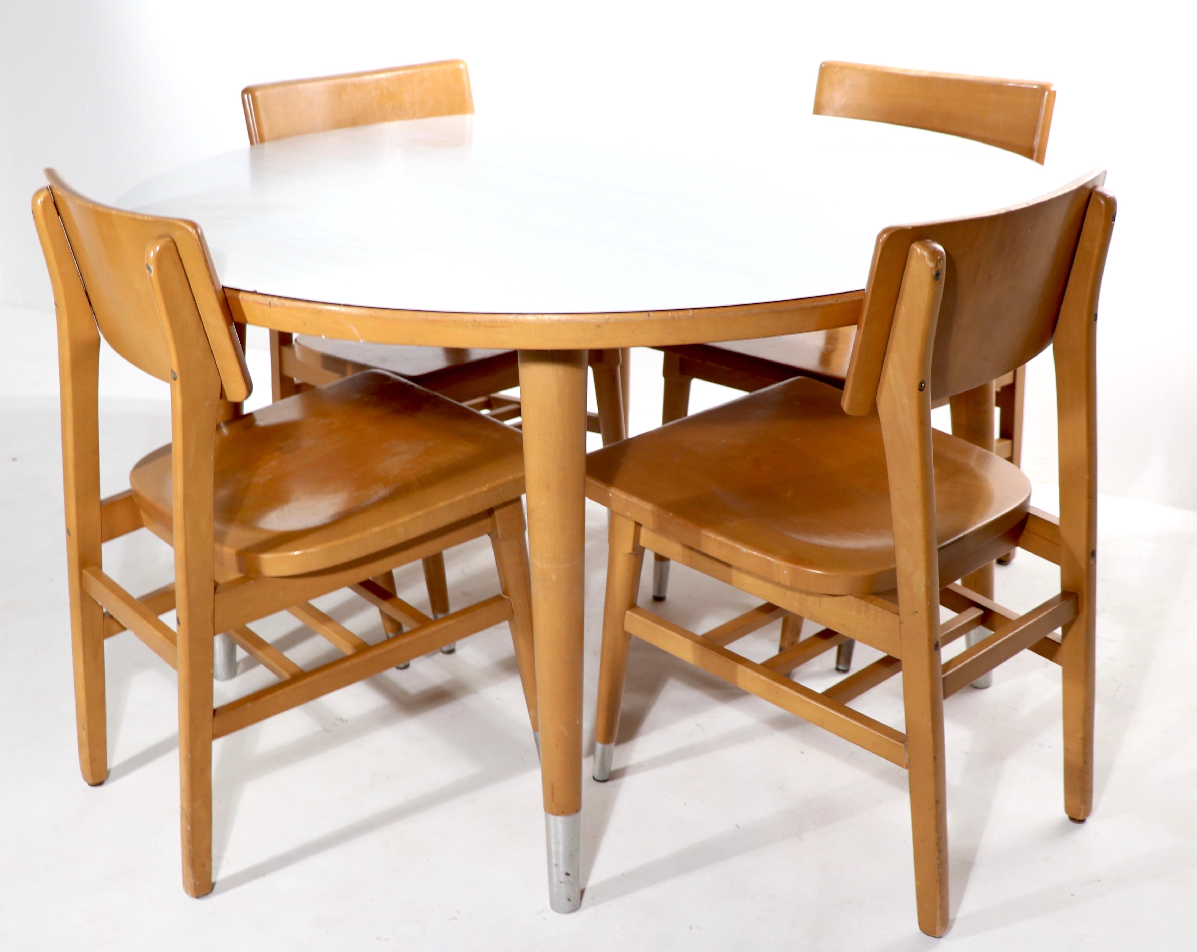 Large Group 50 Pc. Mid Century Cafe Dining Chairs After McCobb 4