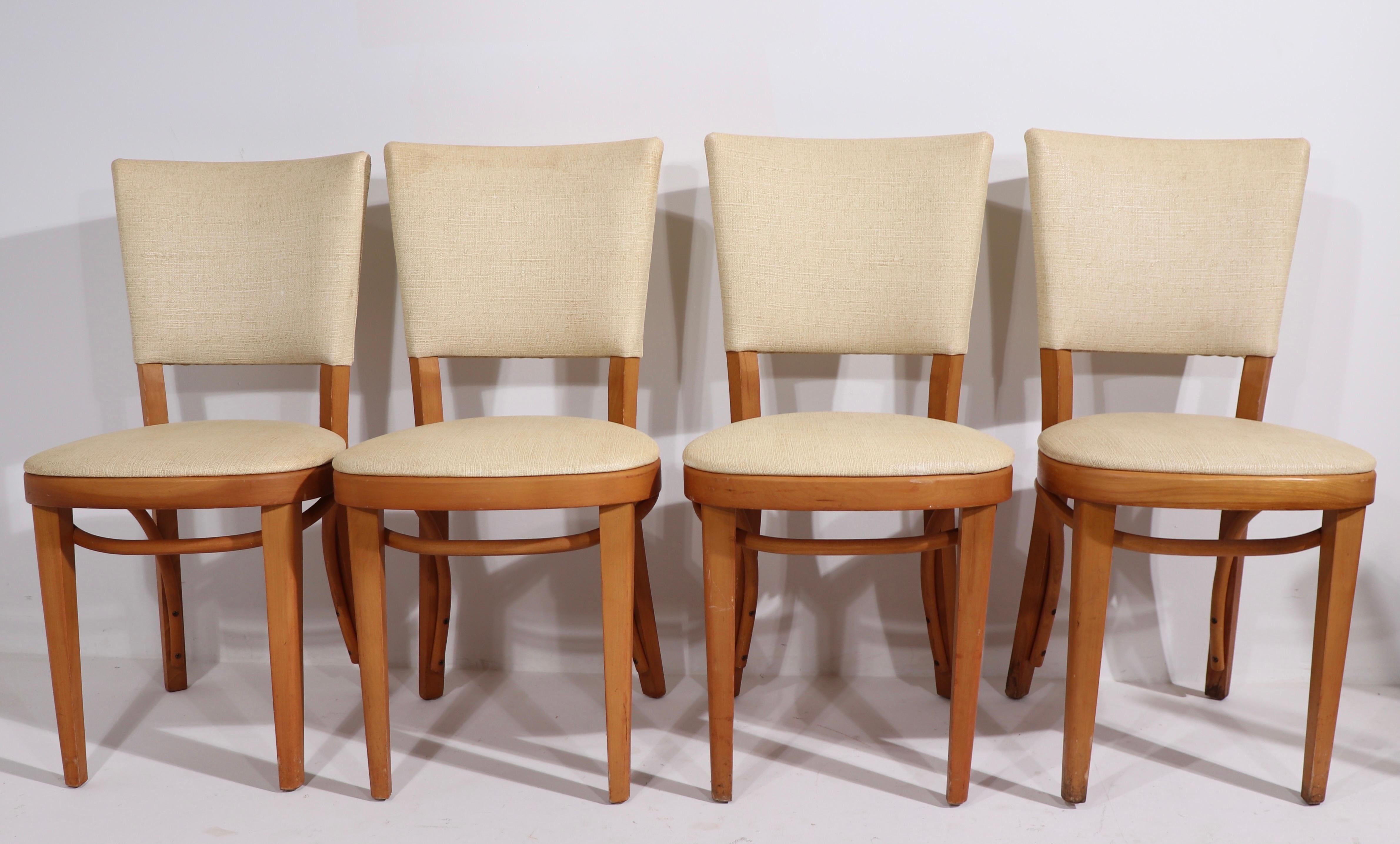 Large Group of  Mid Century Thonet Dining Cafe Chairs 46 pcs. available 3