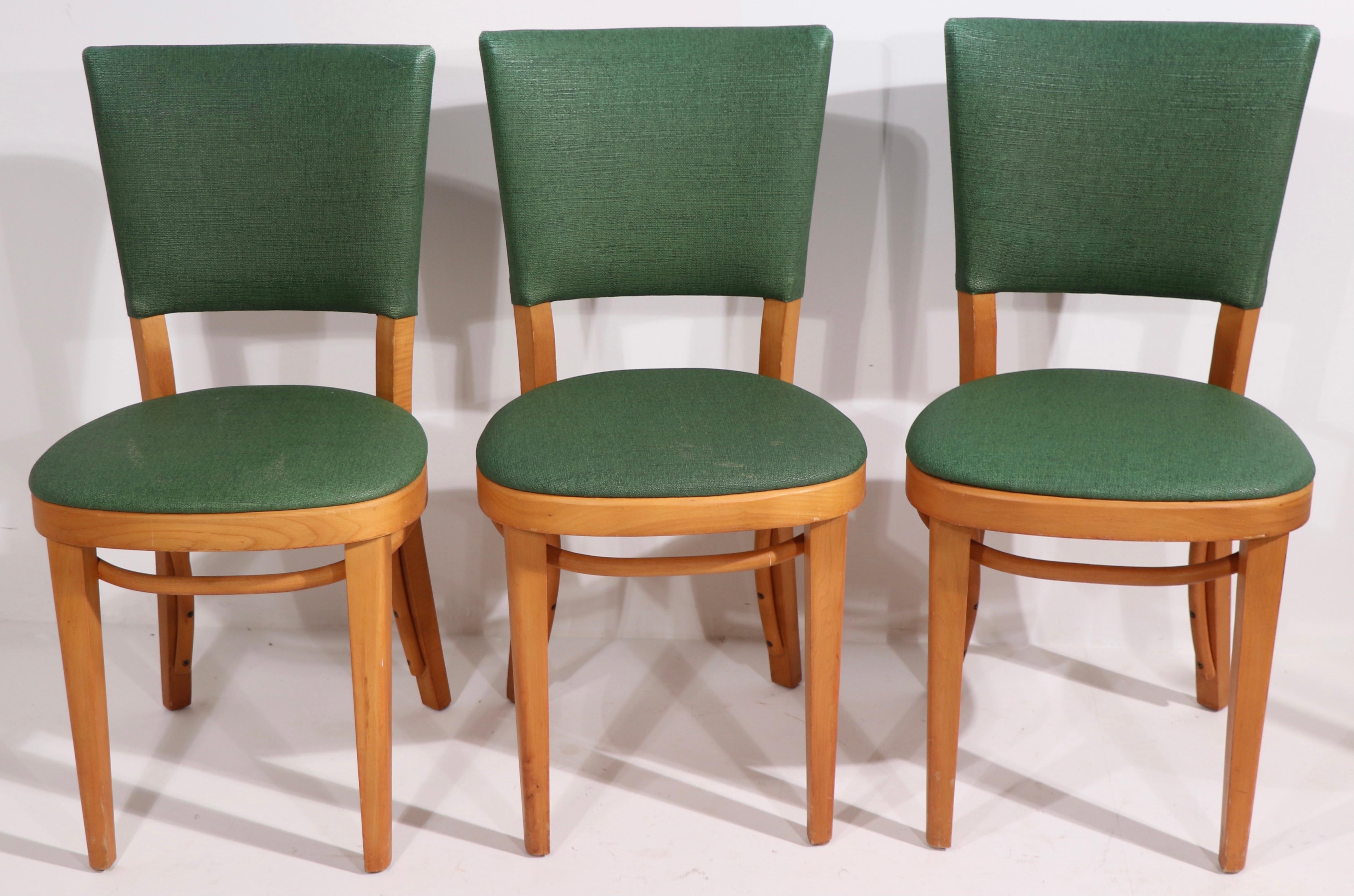 Large Group of  Mid Century Thonet Dining Cafe Chairs 46 pcs. available 4
