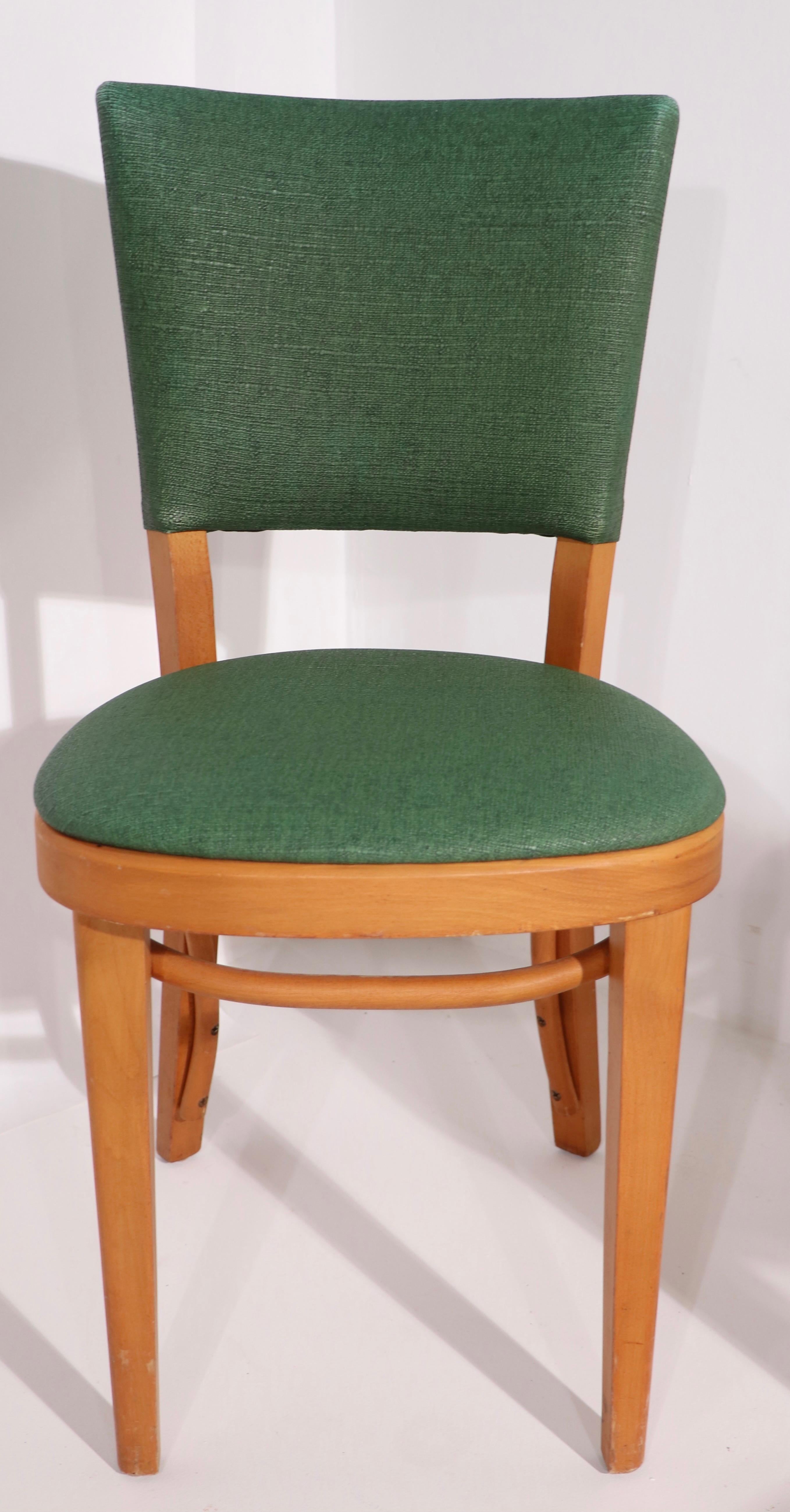 Large Group of  Mid Century Thonet Dining Cafe Chairs 46 pcs. available 10