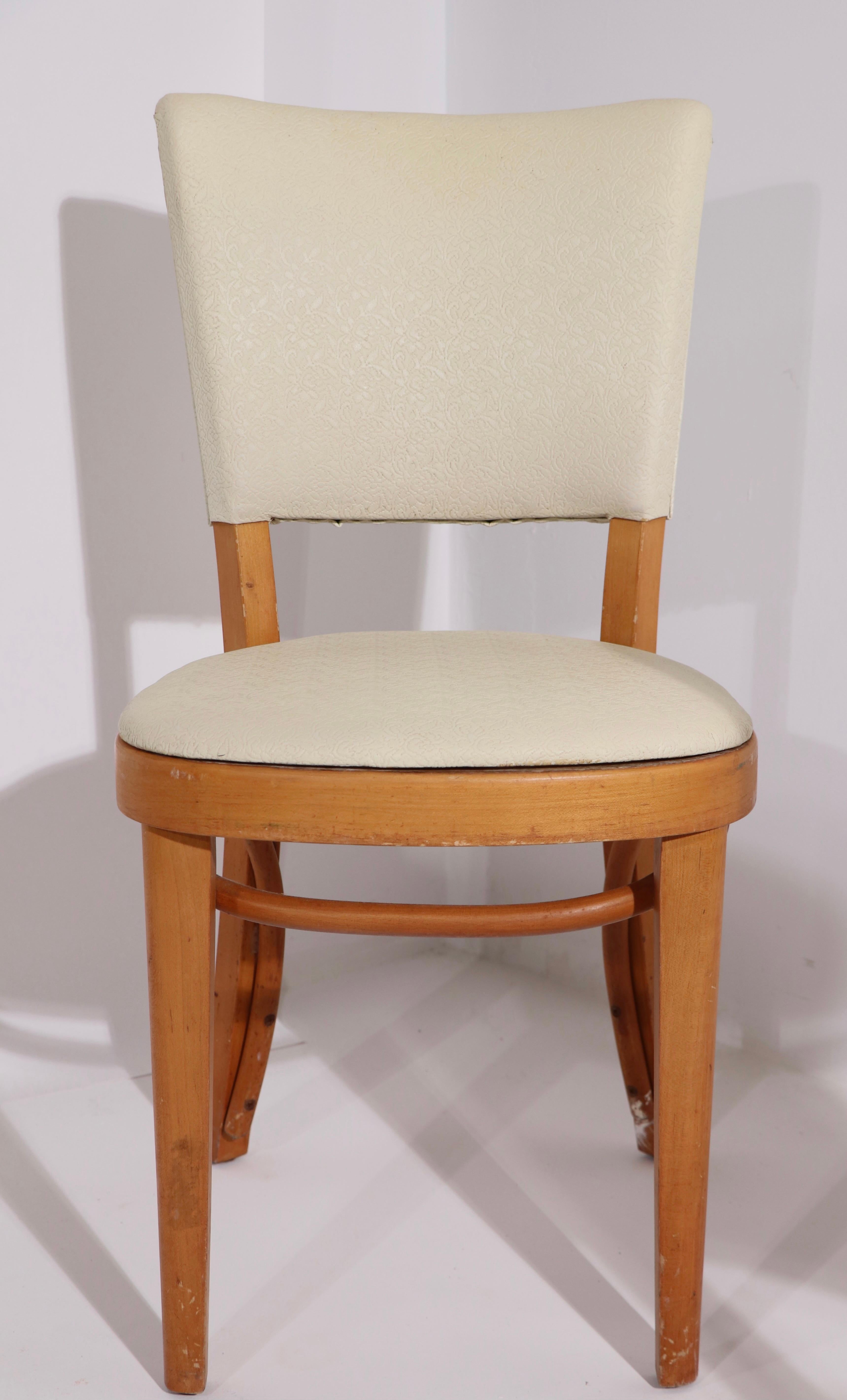 Large Group of  Mid Century Thonet Dining Cafe Chairs 46 pcs. available 11