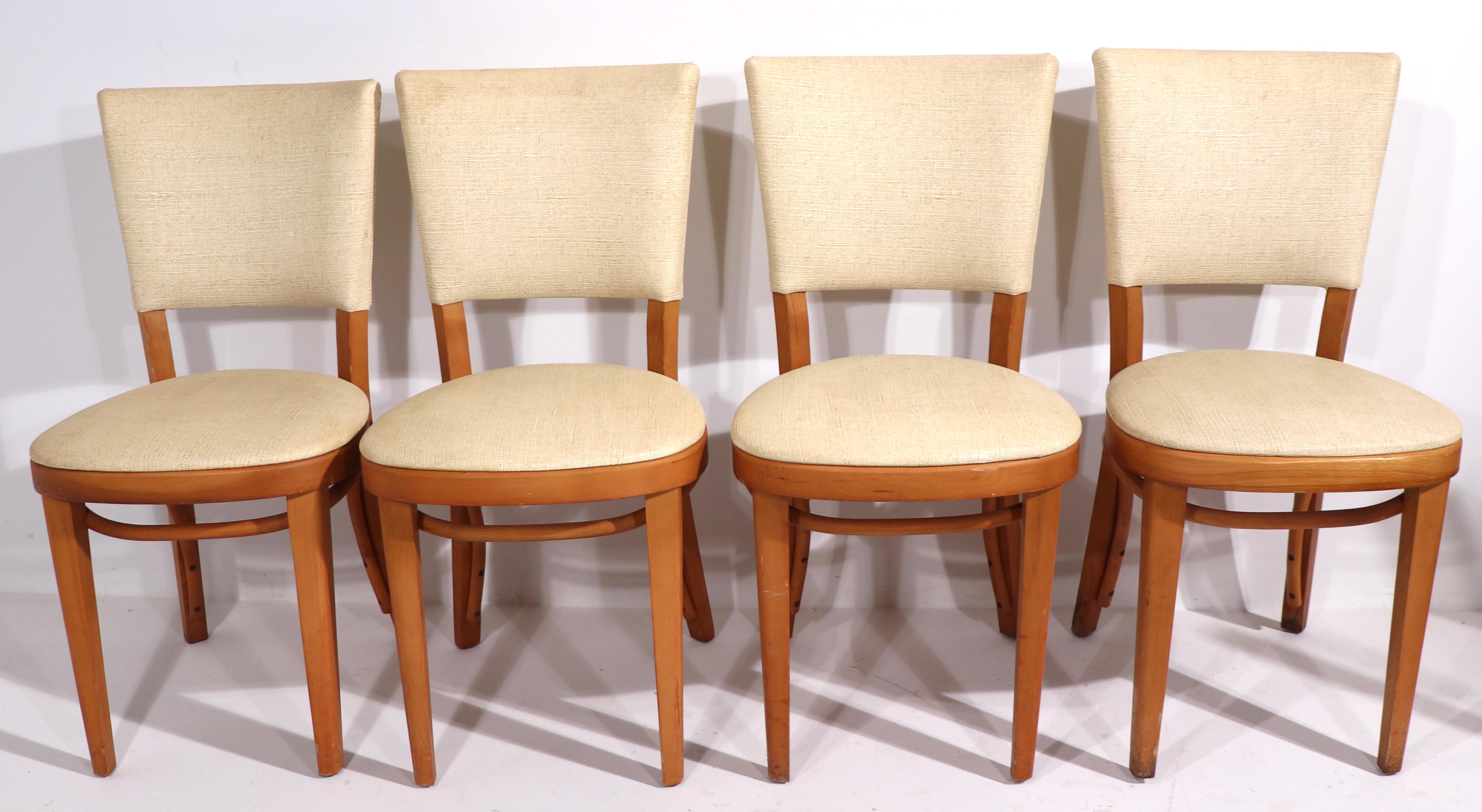 Large Group of  Mid Century Thonet Dining Cafe Chairs 46 pcs. available 2