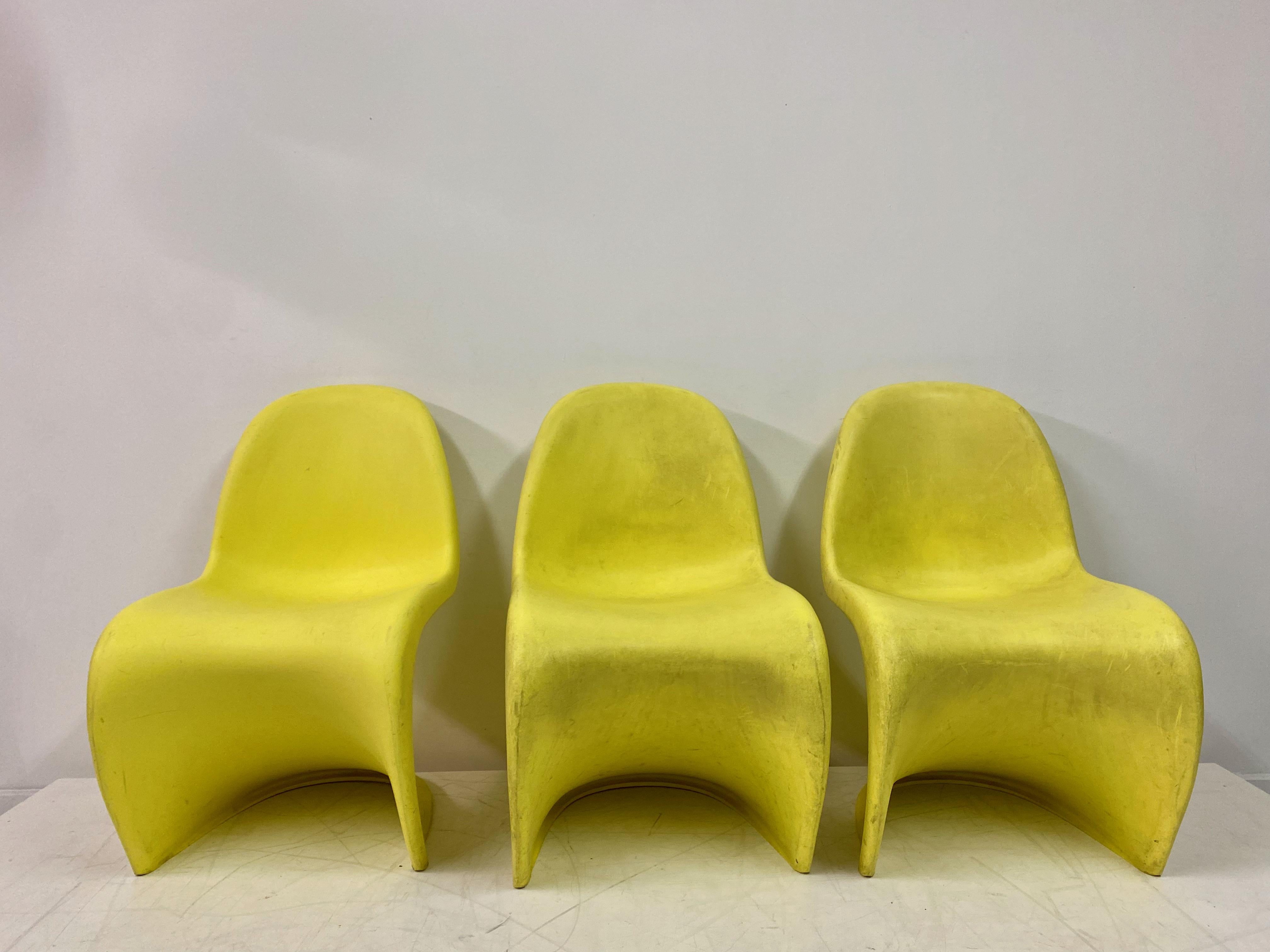 Large Group of Verner Panton S Chairs for Vitra 7