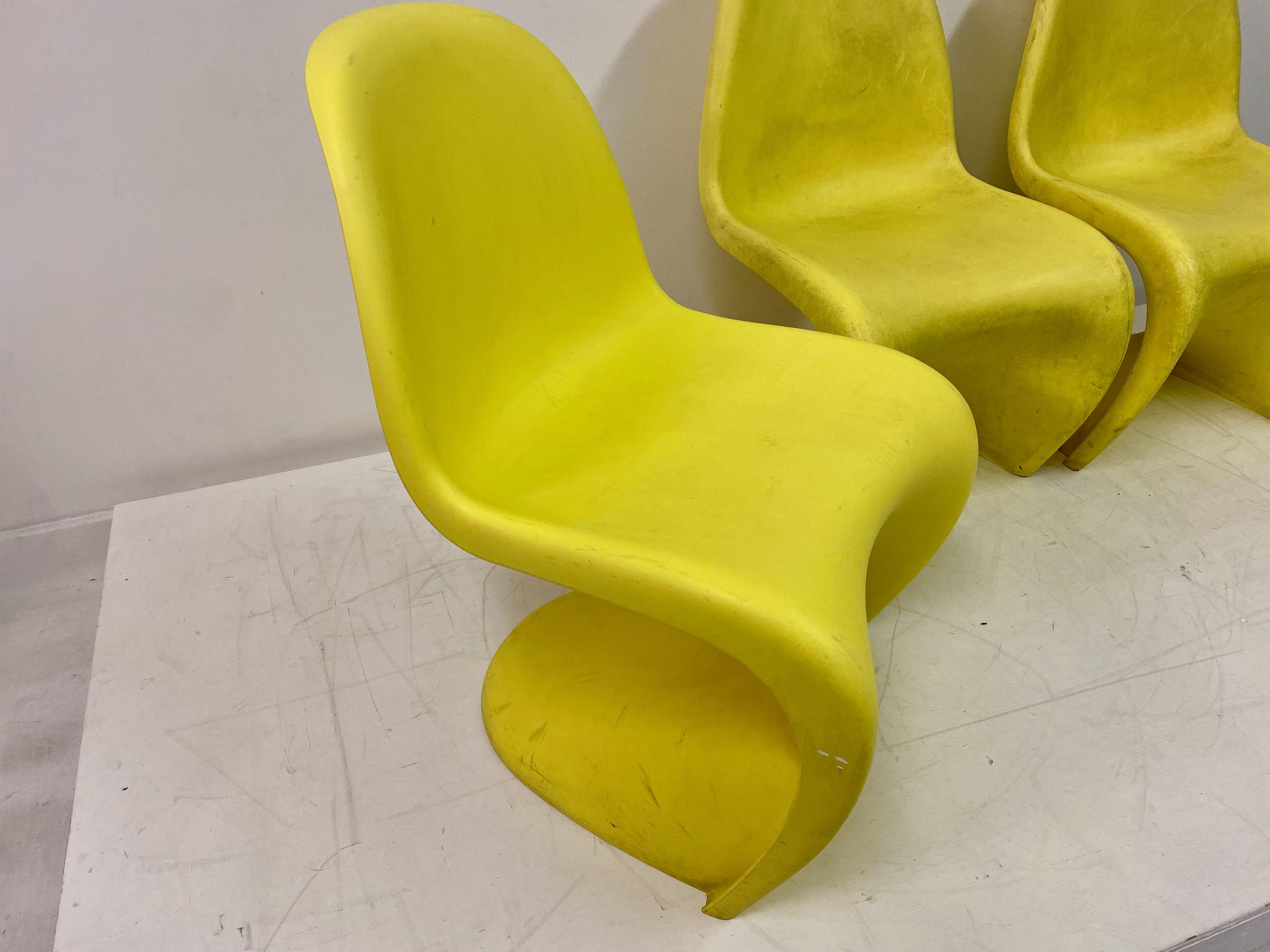 Large Group of Verner Panton S Chairs for Vitra 8