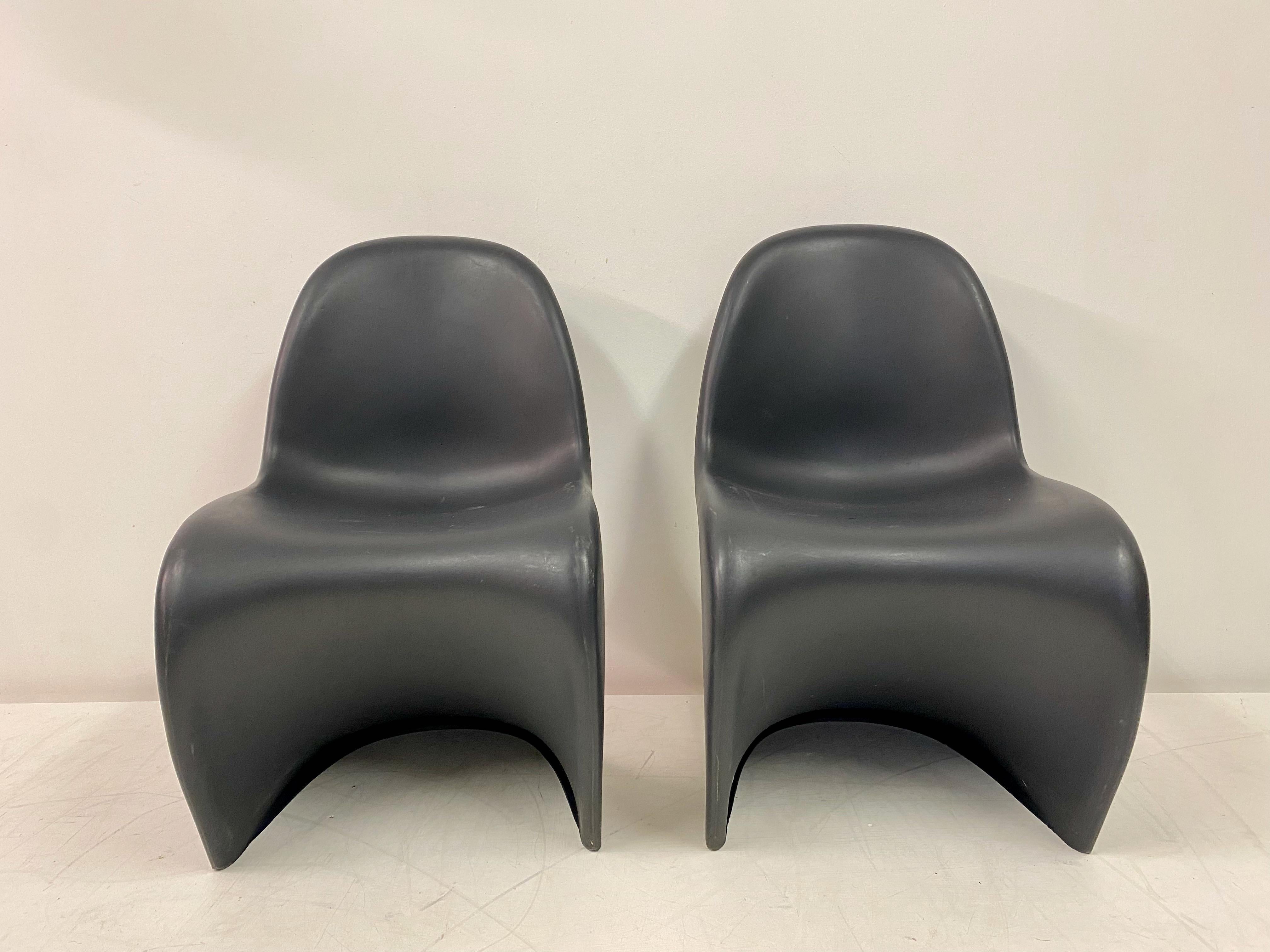 Large Group of Verner Panton S Chairs for Vitra 9