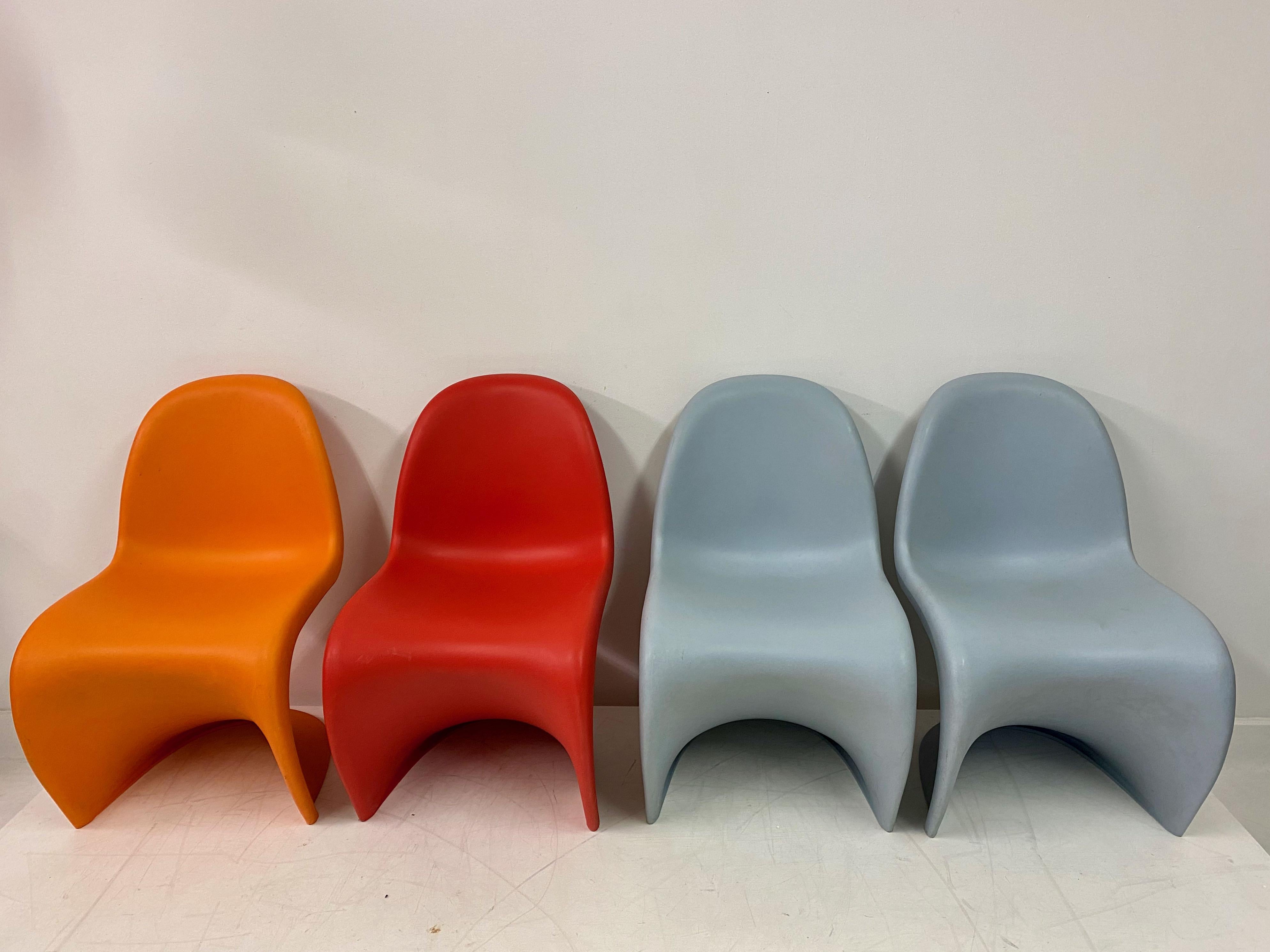 20th Century Large Group of Verner Panton S Chairs for Vitra