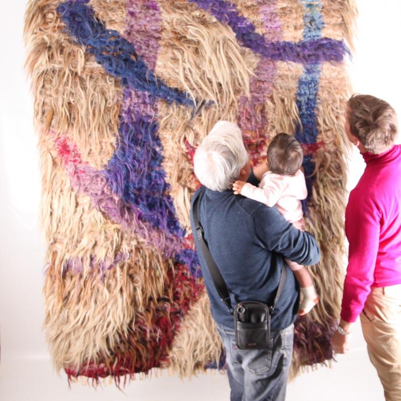 Großer Wandteppich „Guadarama“ aus Wolle von Daniel Hubert Dutheil im Angebot 11