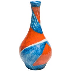 Large Guido Gambone Ceramic Vase