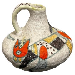 Large Guido Gambone Mid Century Italian Vase