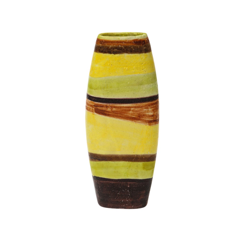 yellow stripe vase