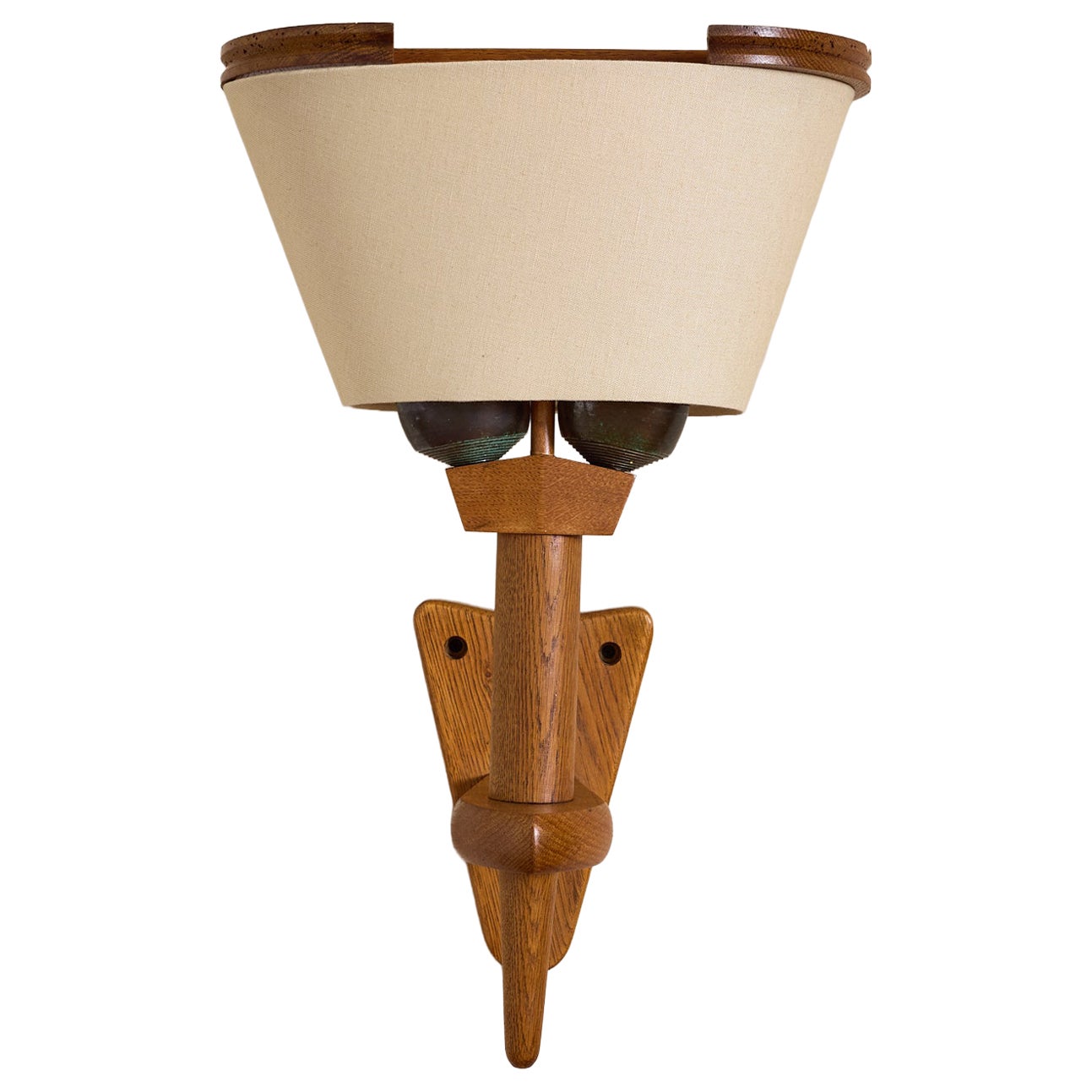 Large Guillerme et Chambron Wall Sconce