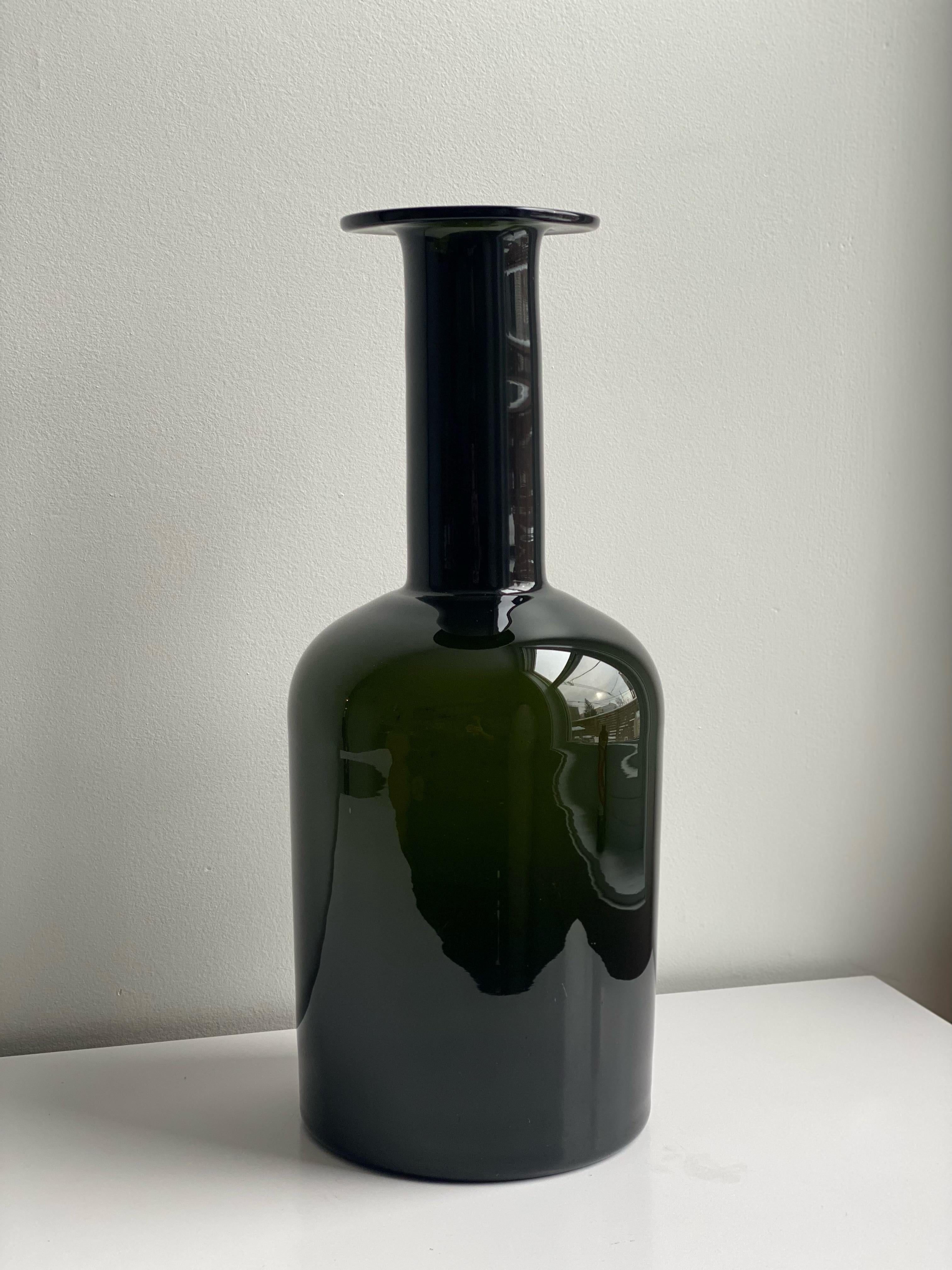 Danish Large Gulvase by Otto Brauer for Holmegaard For Sale
