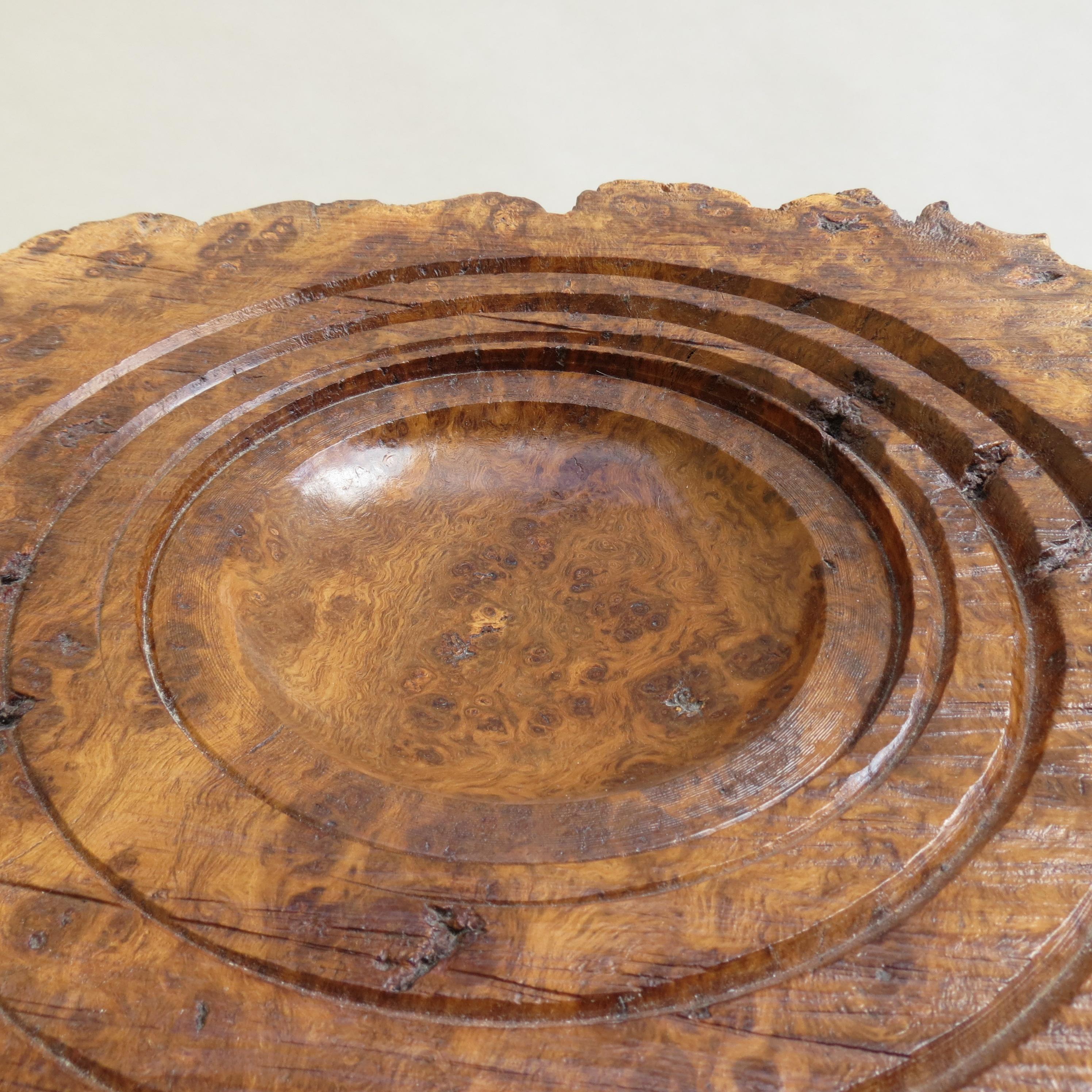 Large Gum Wood Hand Turned Bowl by Mike Scott 'Chai', 1980s 4