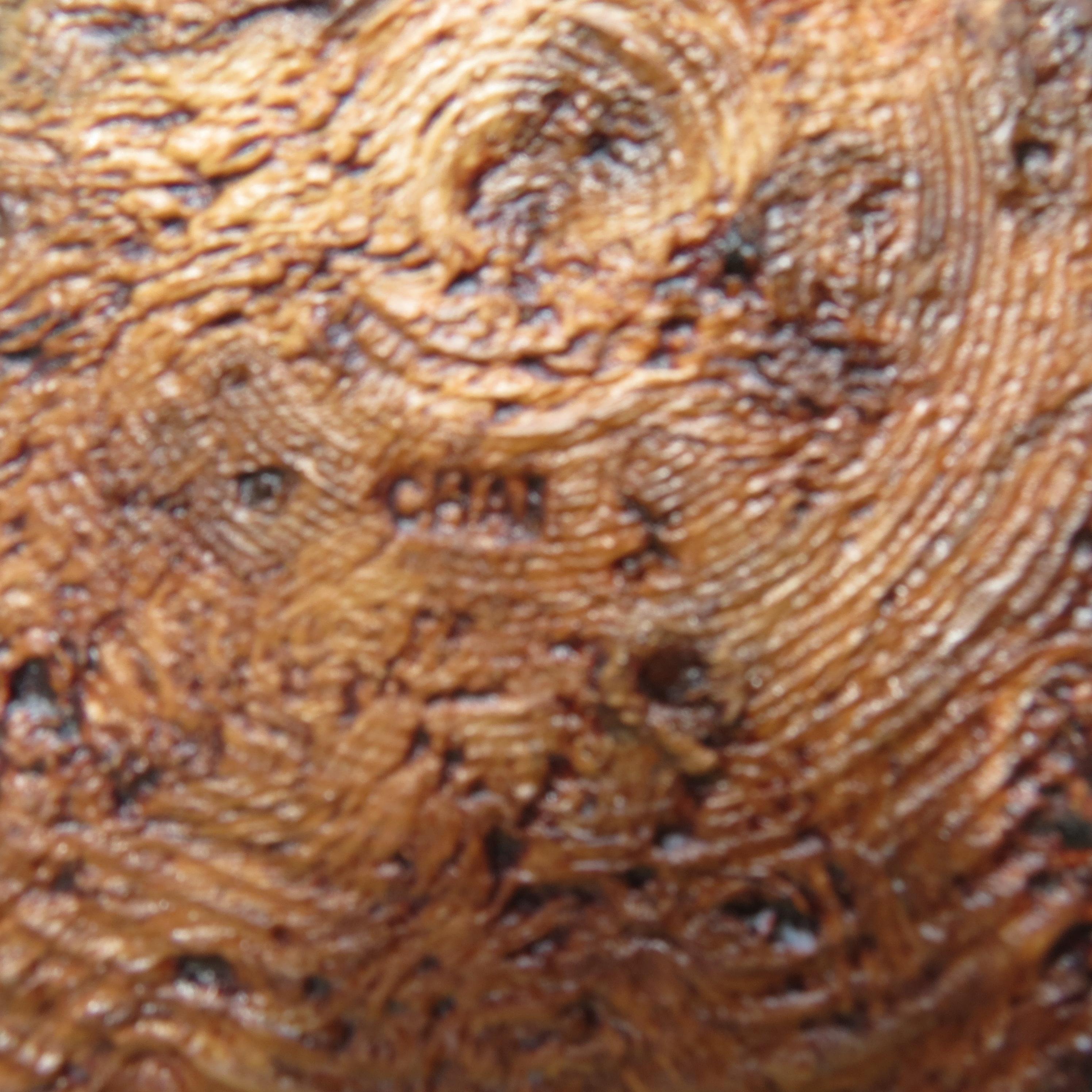Large Gum Wood Hand Turned Bowl by Mike Scott 'Chai', 1980s 6