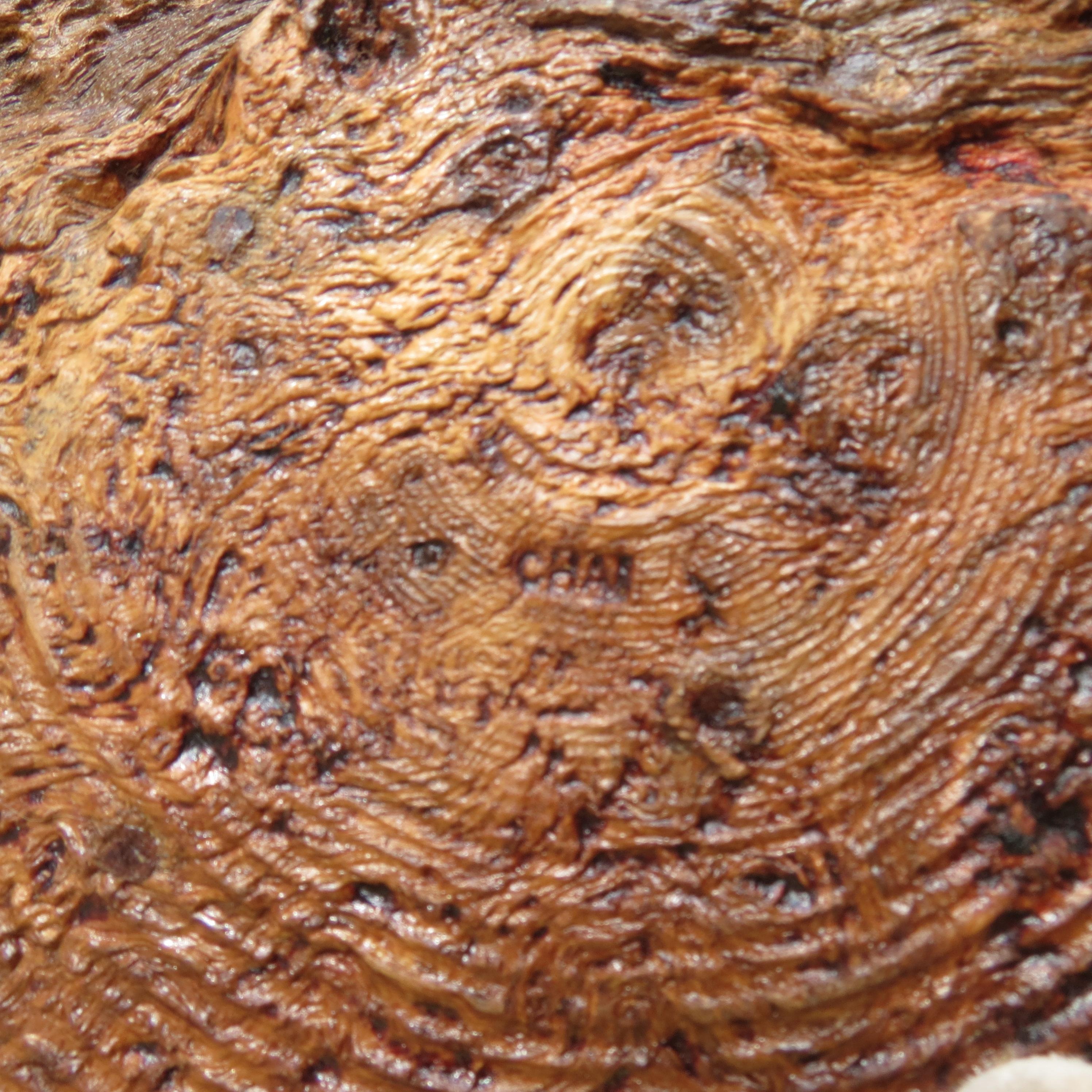 Large Gum Wood Hand Turned Bowl by Mike Scott 'Chai', 1980s 7