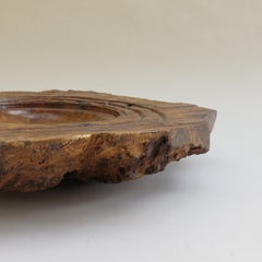 Large Gum Wood Hand Turned Bowl by Mike Scott 'Chai', 1980s