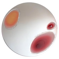 Large Gumdrop Mirror by Courtney Kinnare, Contemporary Resin Art Mirror