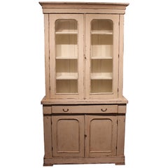 Large Gustavian Glass Cabinet from circa 1790s