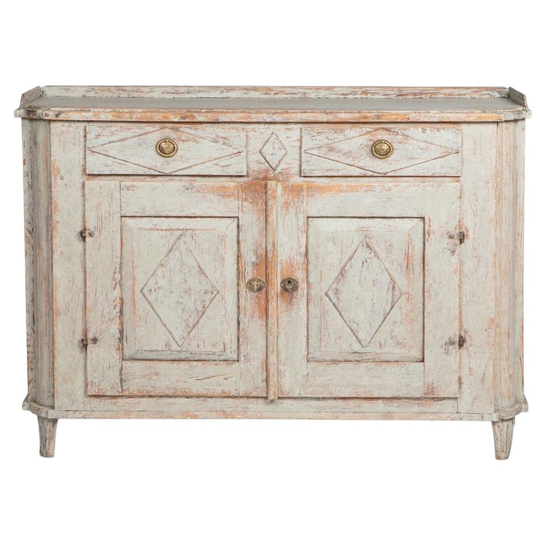 Large Gustavian sideboard with original paint, Sweden, circa 1800.
