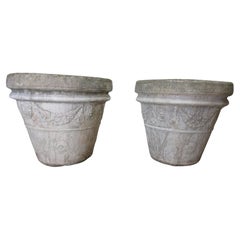 Large Gustavian Style Garden Pots