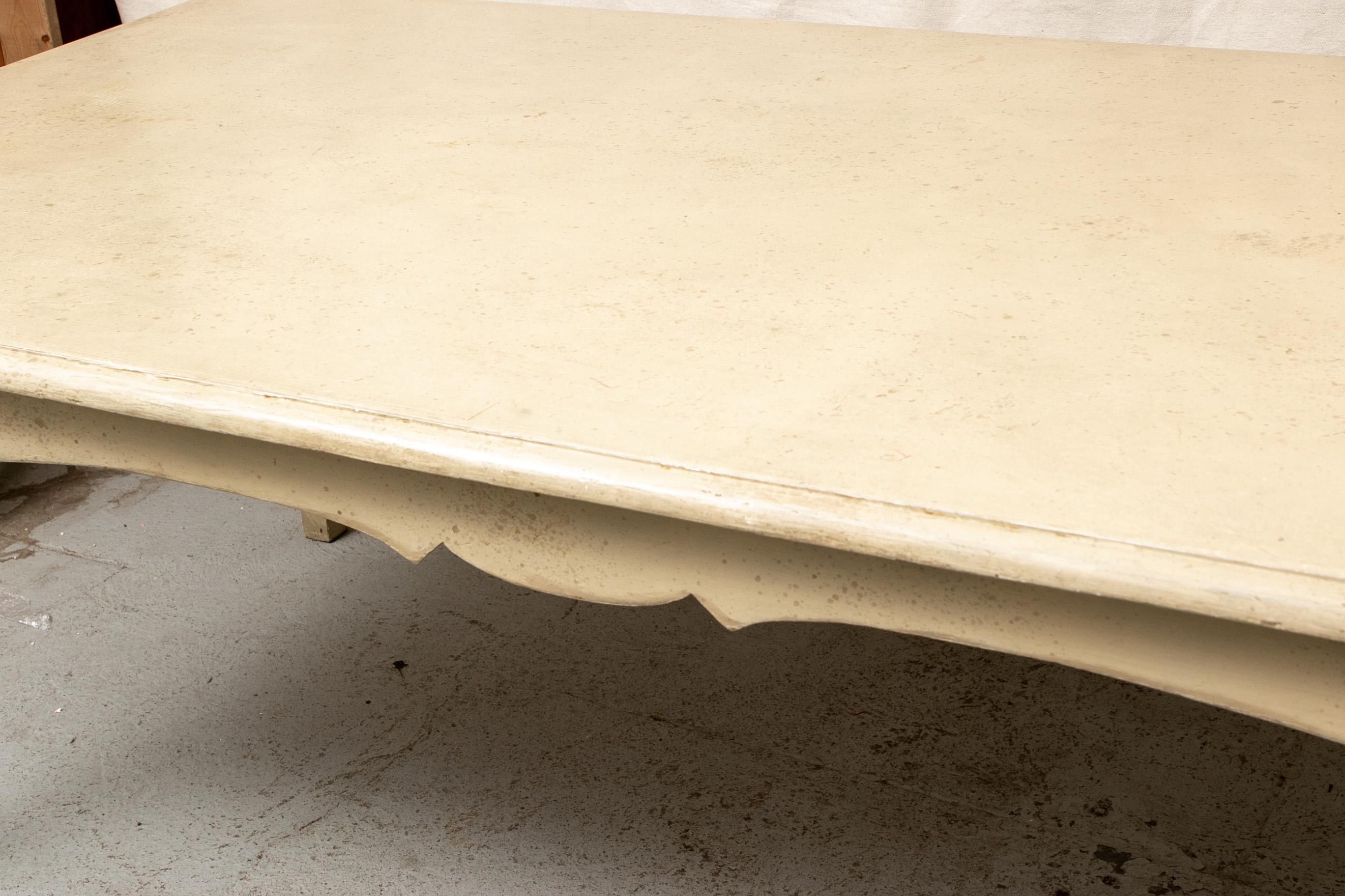 Large Gustavian Style Painted Table For Sale 7