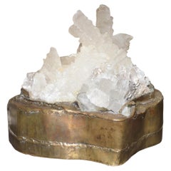 Large “gypsum” light sculpture, Richard Faure, Paris, France, circa 1980