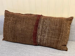 Large Gypsy Turkish Oriental Salt Bag or Rug Embroidery Pillow